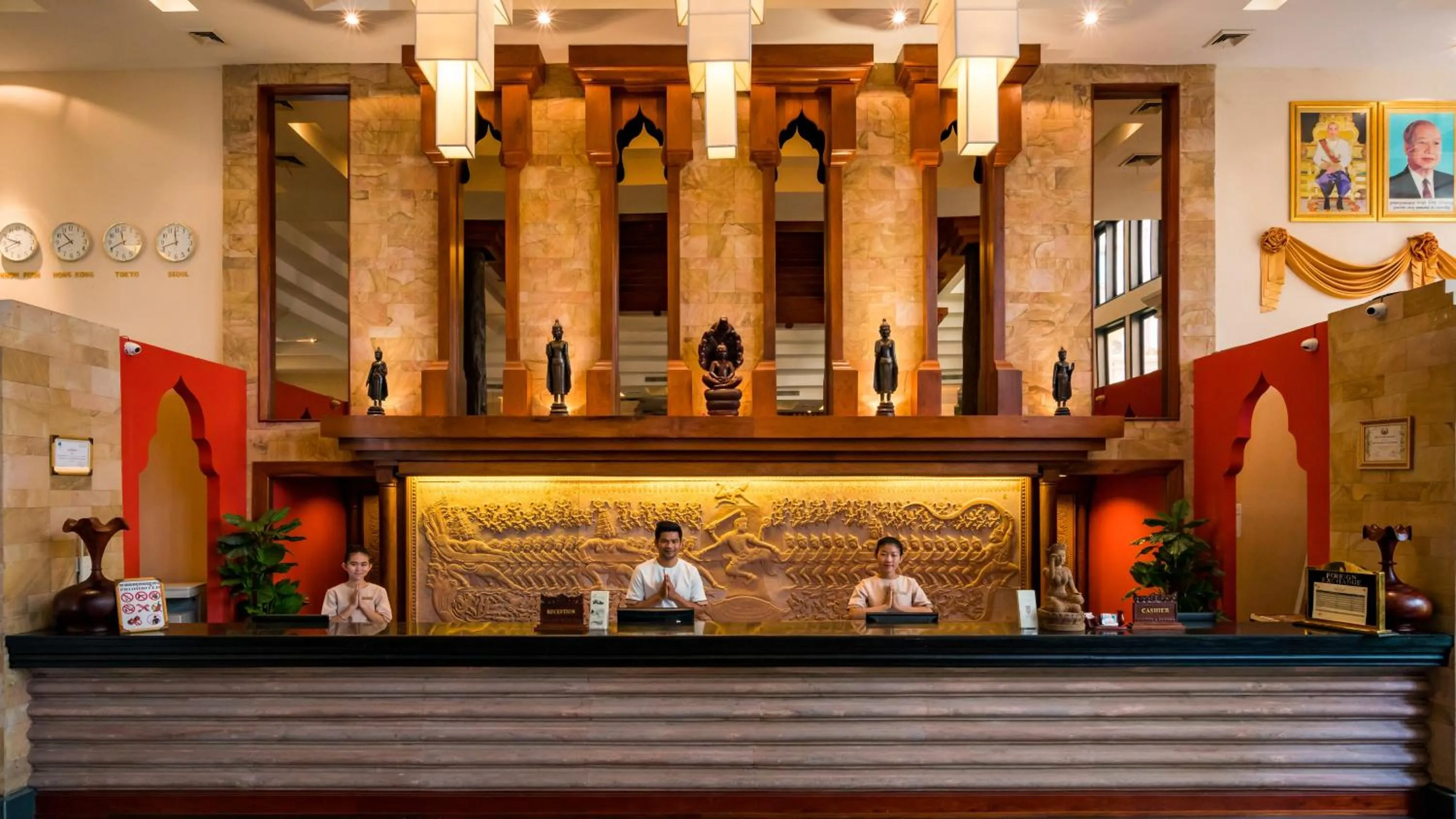 Lobby or reception in Angkor Miracle Resort & Spa