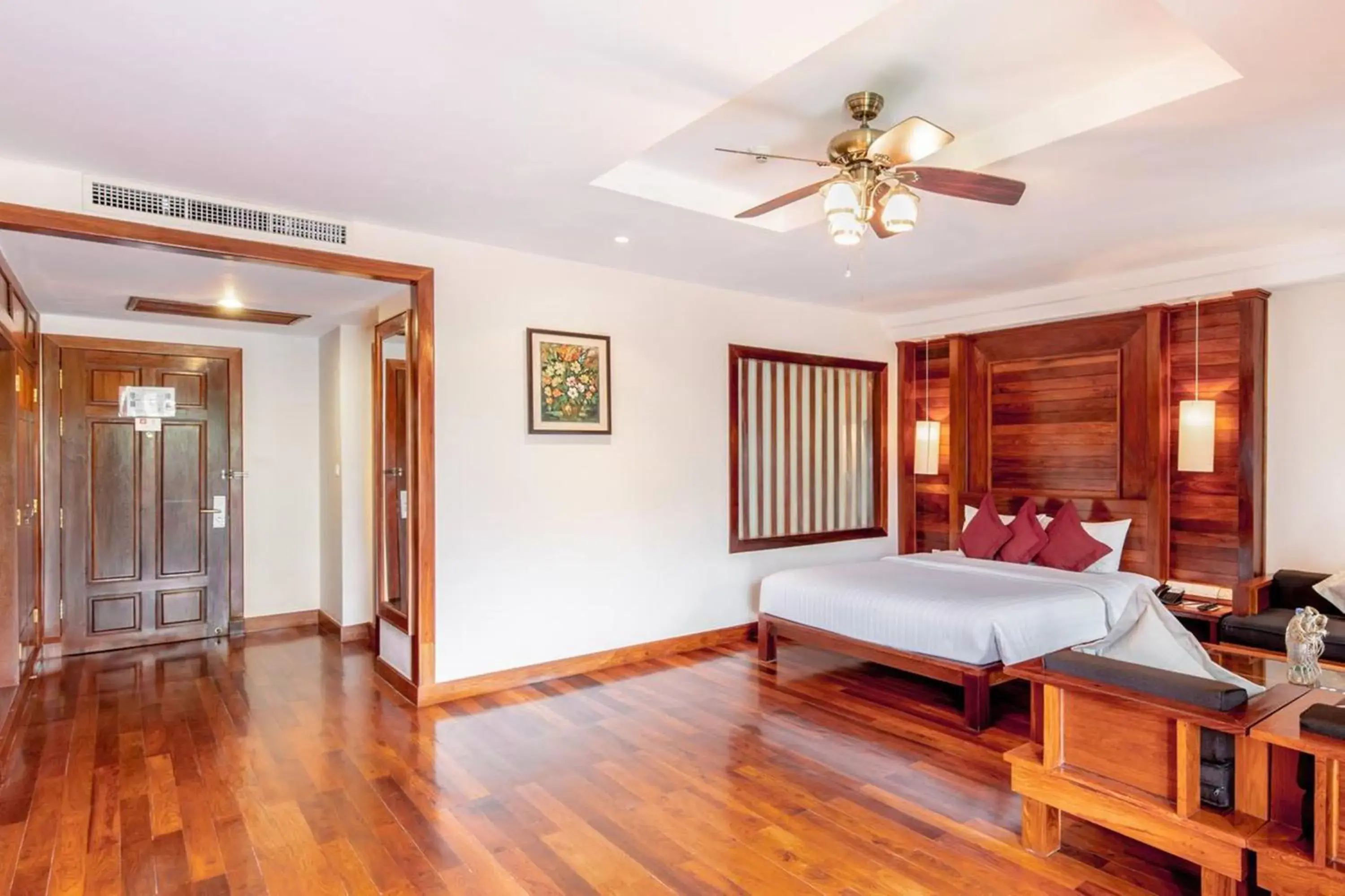 View (from property/room), Bed in Angkor Miracle Resort & Spa View (from property/room), Bed in Angkor Miracle Resort & Spa