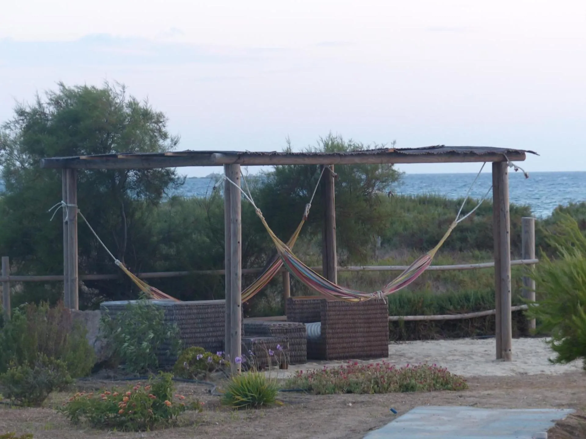 Garden in Evriali Beachfront