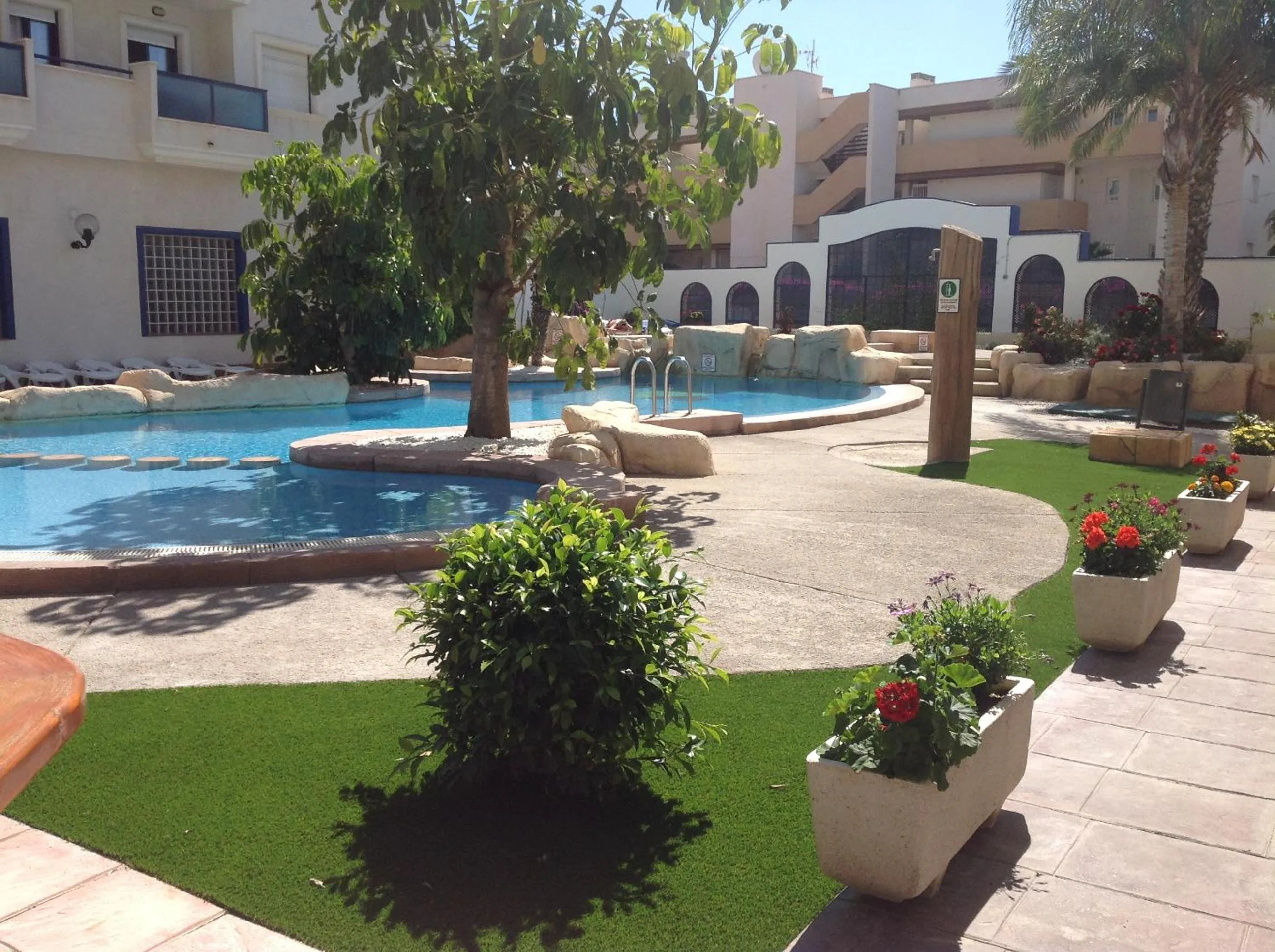 Swimming pool in Playamarina 1 Reception