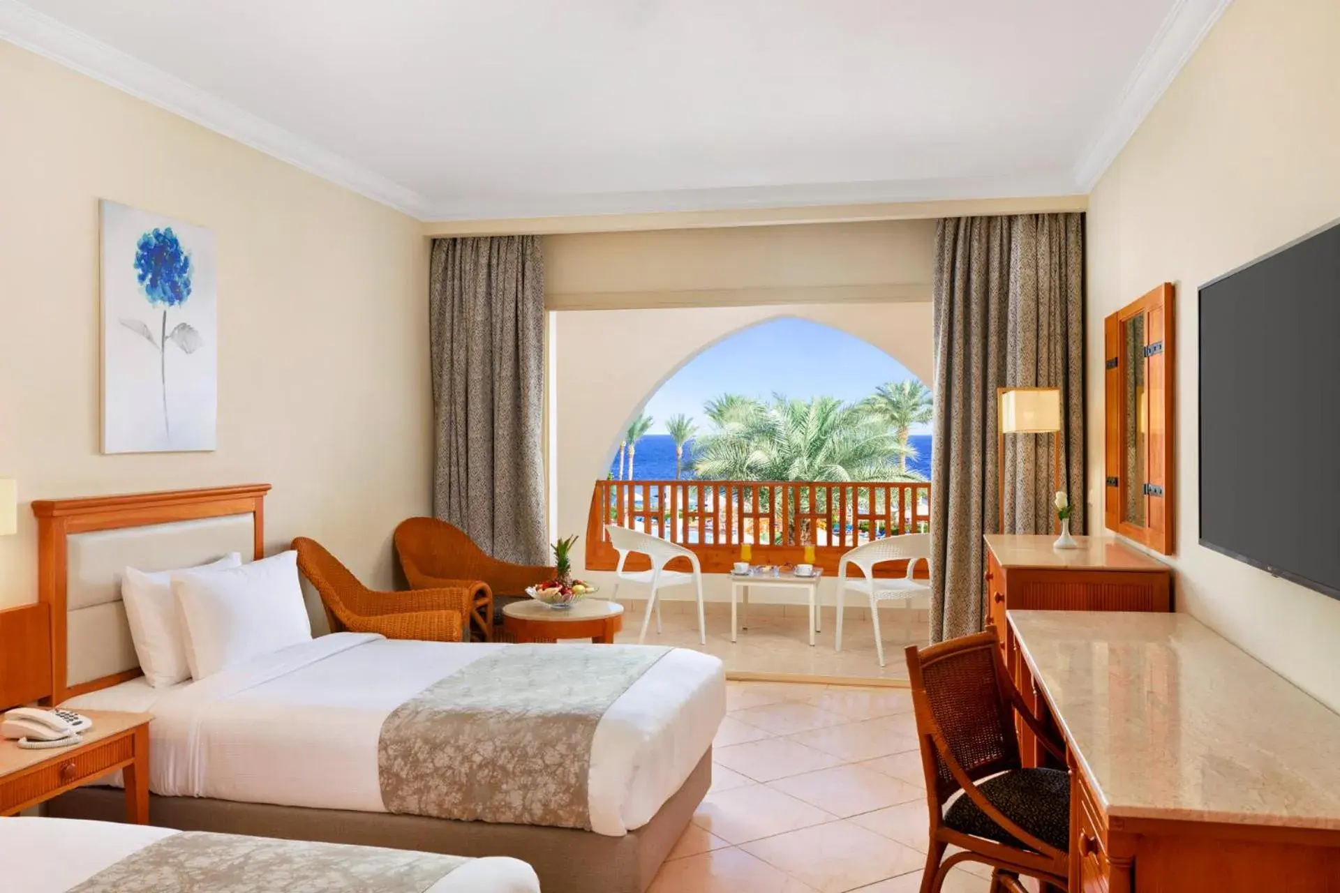 Bedroom, Bed in Pickalbatros Royal Grand Sharm - Adults Friendly 16 Years Plus