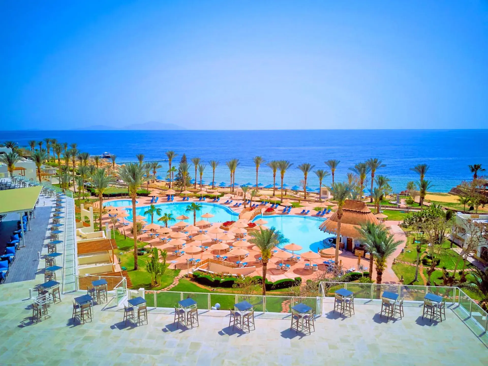 Balcony/Terrace, Pool View in Pickalbatros Royal Grand Sharm - Adults Friendly 16 Years Plus