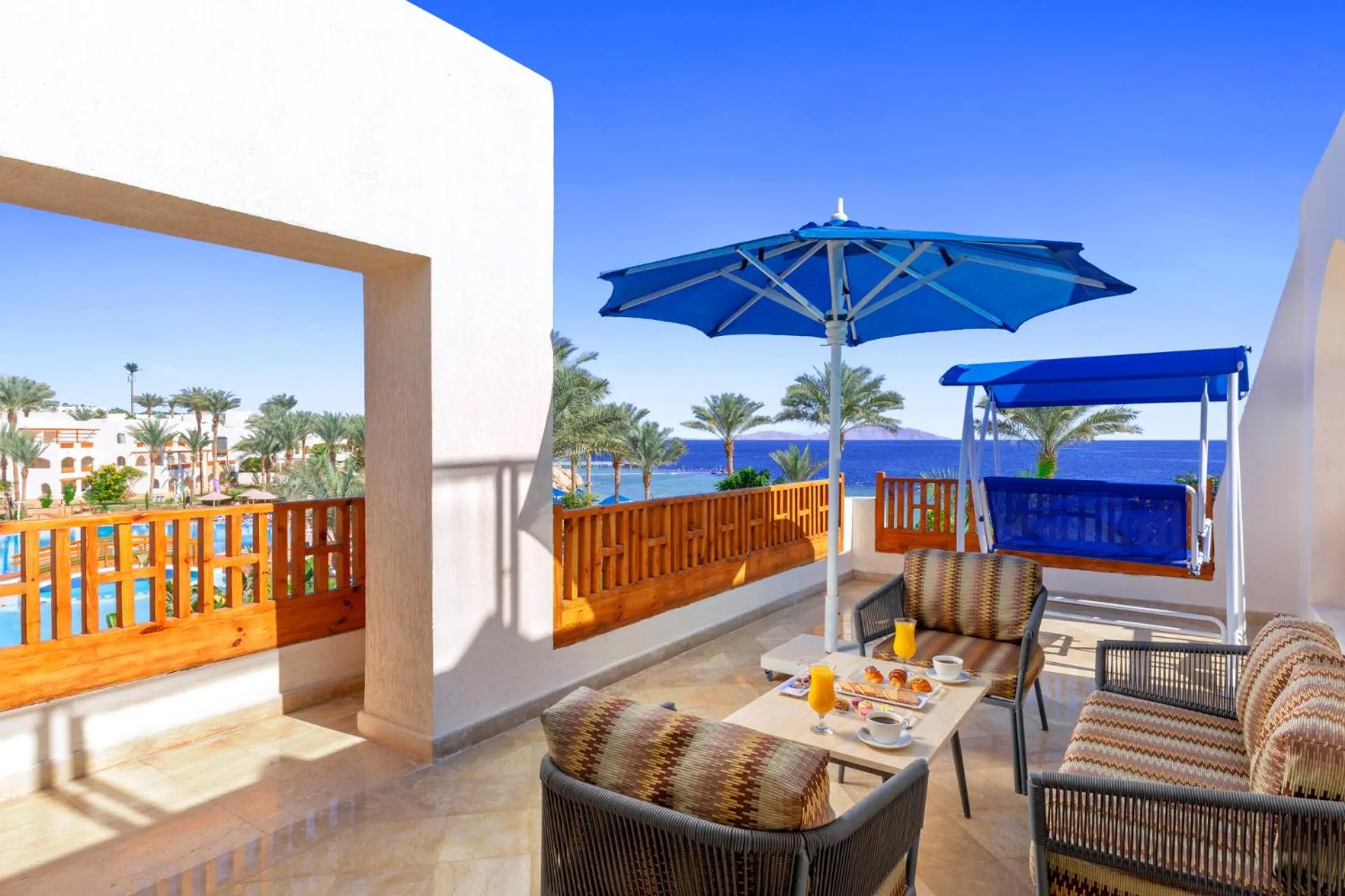 Balcony/Terrace in Pickalbatros Royal Grand Sharm - Adults Friendly 16 Years Plus