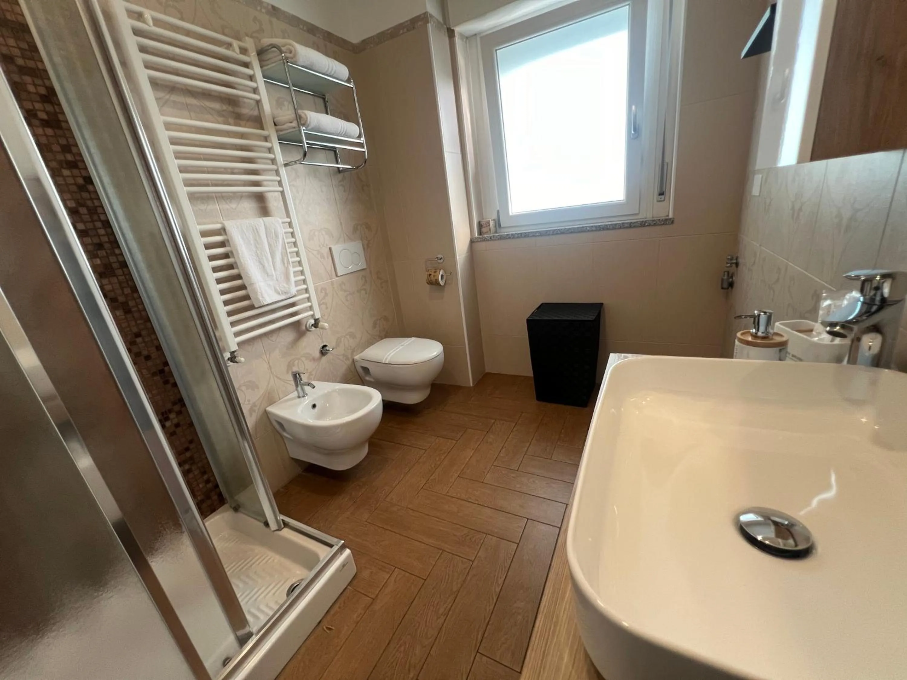 Shower in B&B Palazzo del Toro