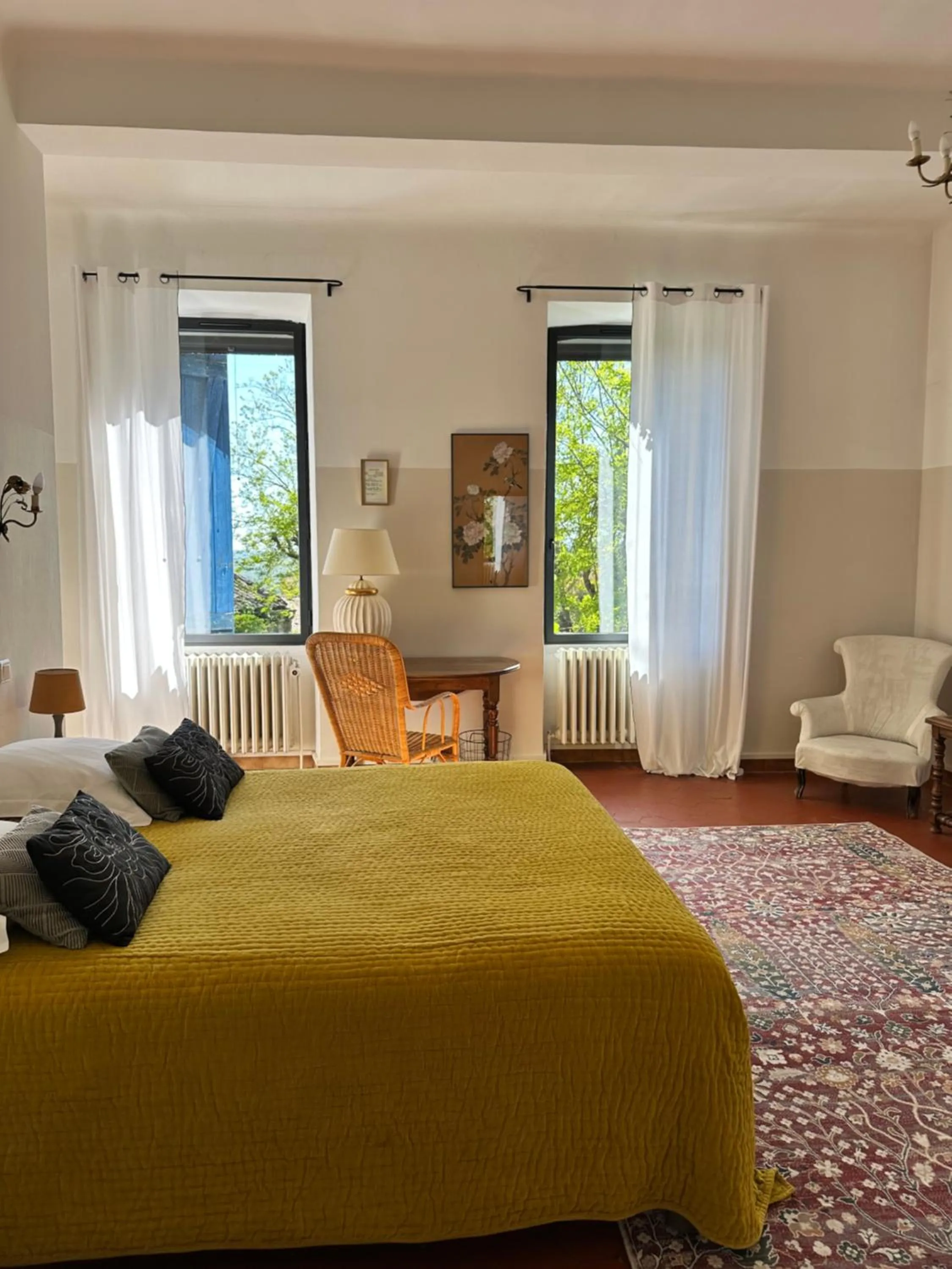 Bed in Chambre D'hôte La Beaudine