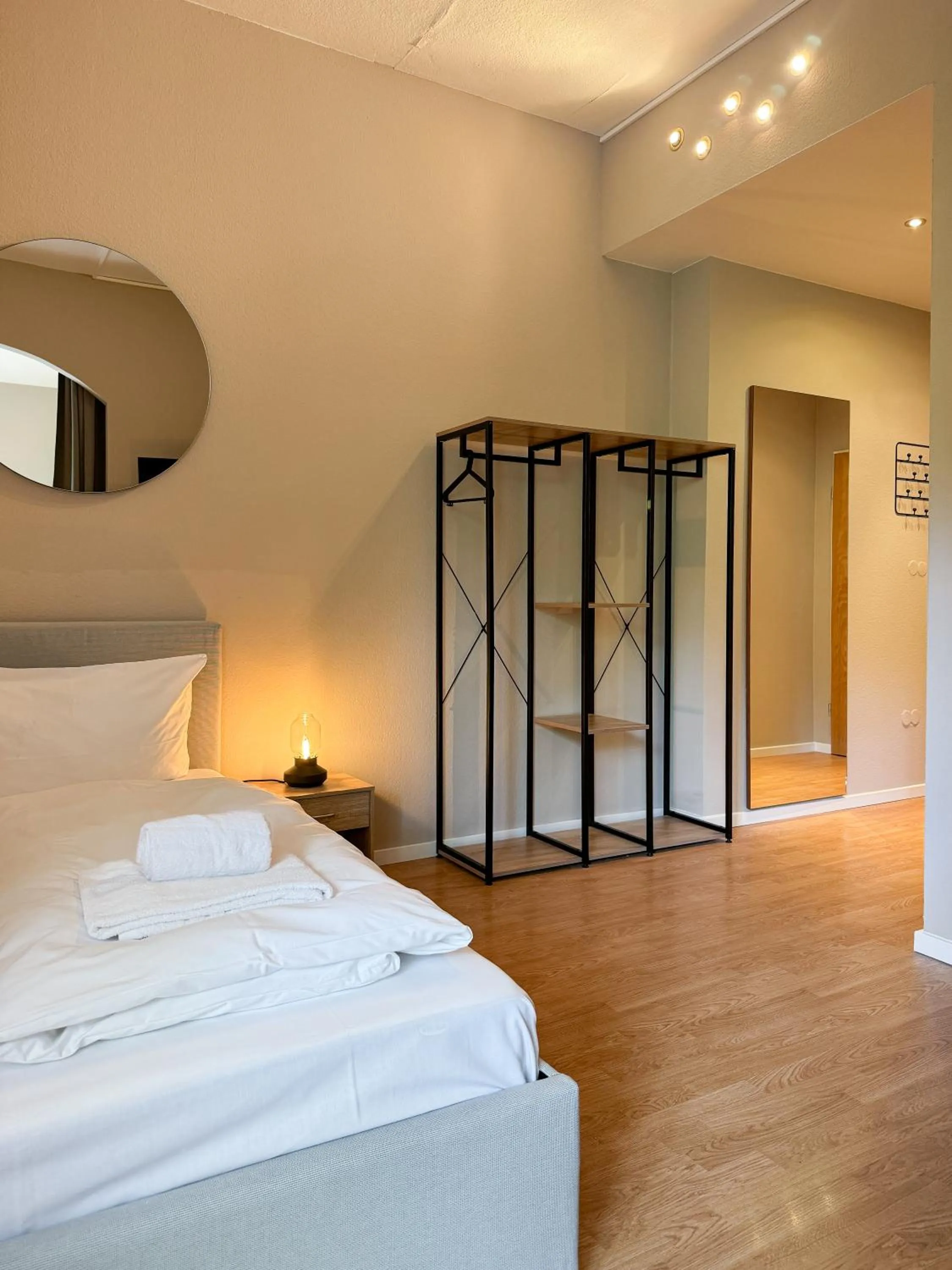 Decorative detail, Bed in Hotel Sendlinger Tor