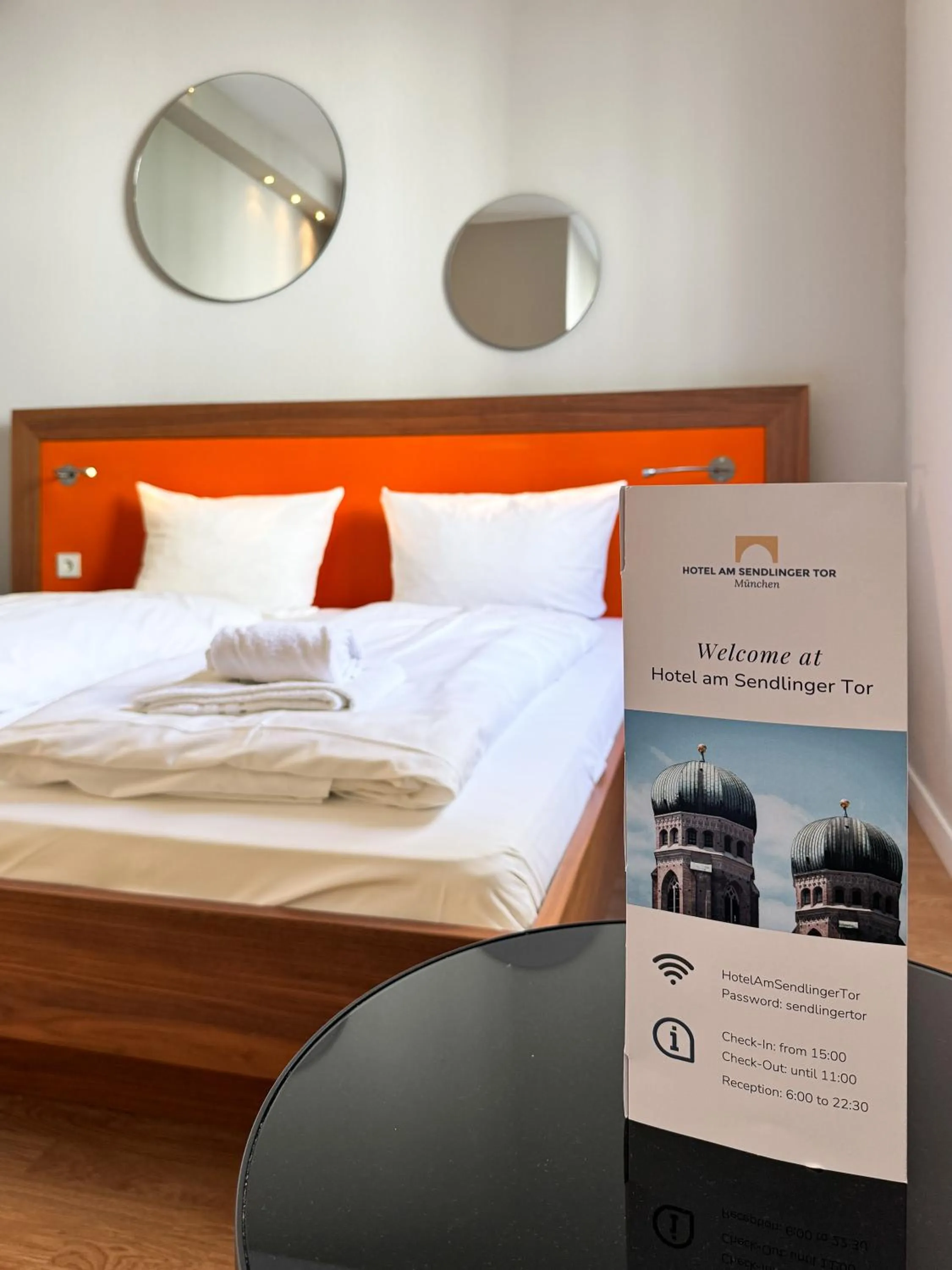 Bed in Hotel Sendlinger Tor