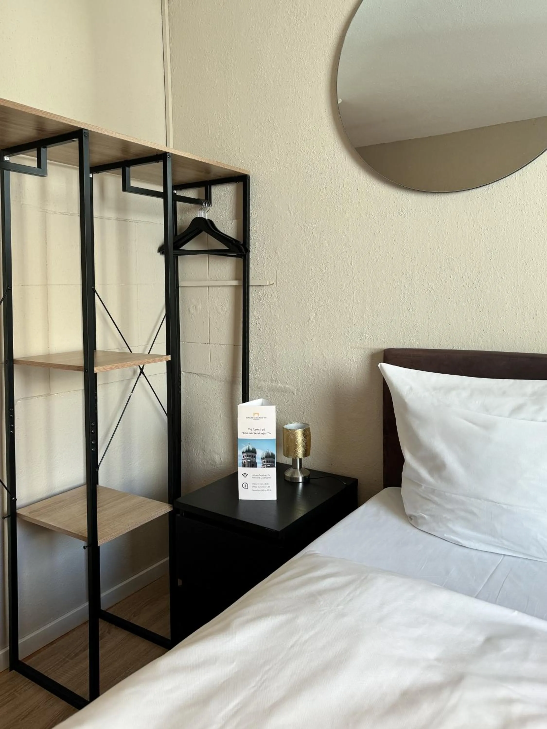 Decorative detail, Bed in Hotel Sendlinger Tor