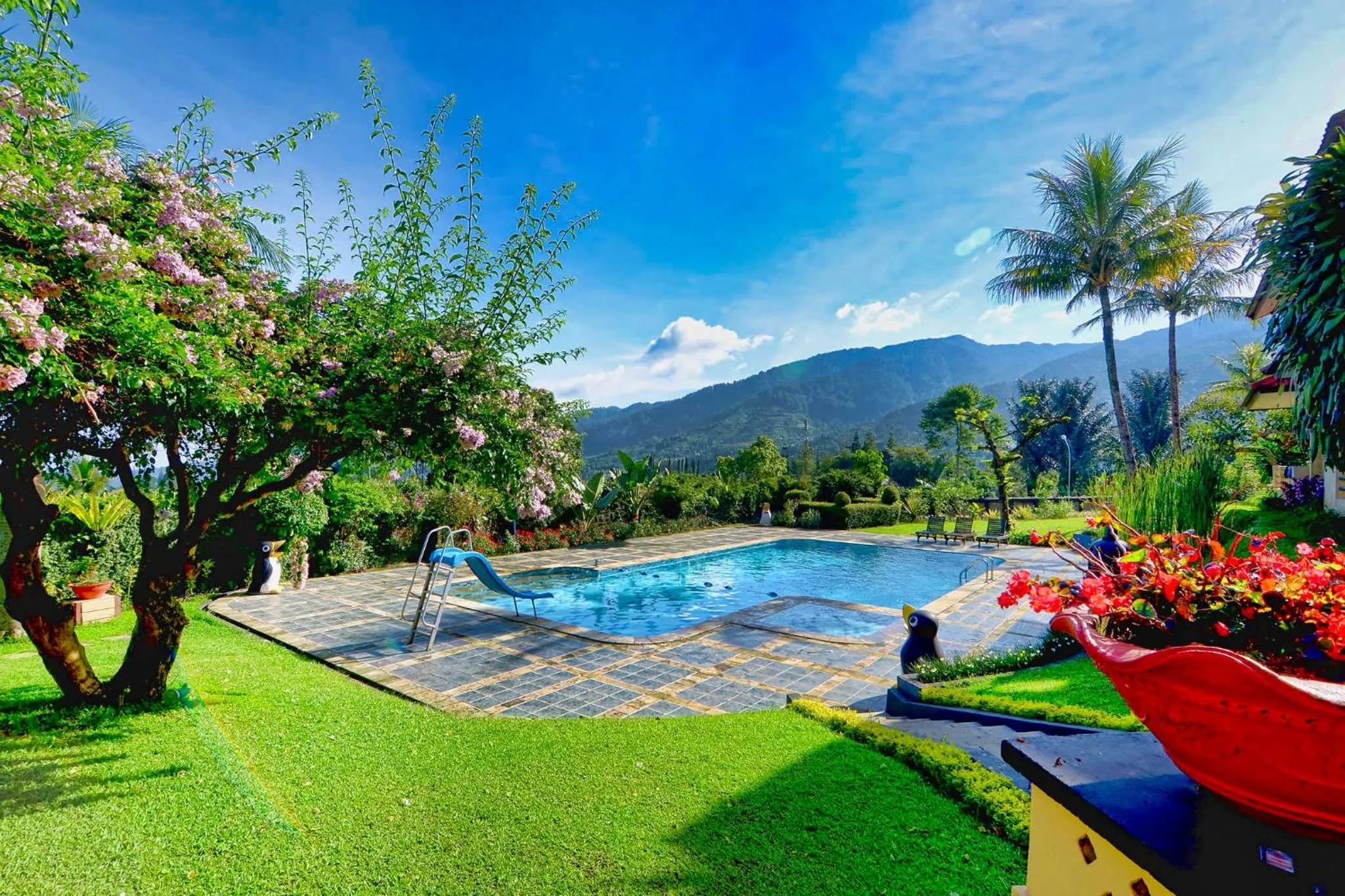Garden in The Jayakarta Cisarua