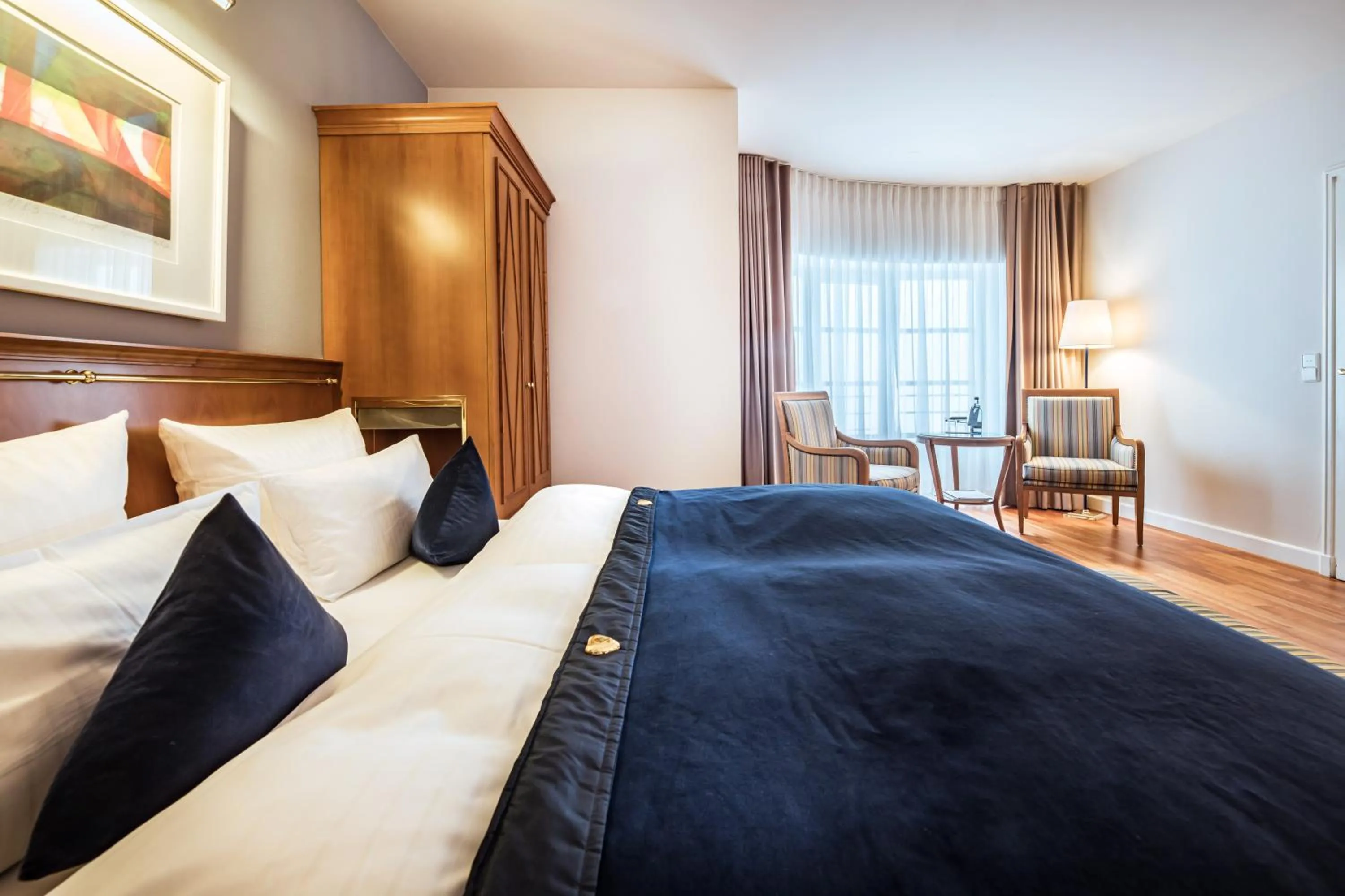 Photo of the whole room, Bed in Romantik Hotel Kleber Post