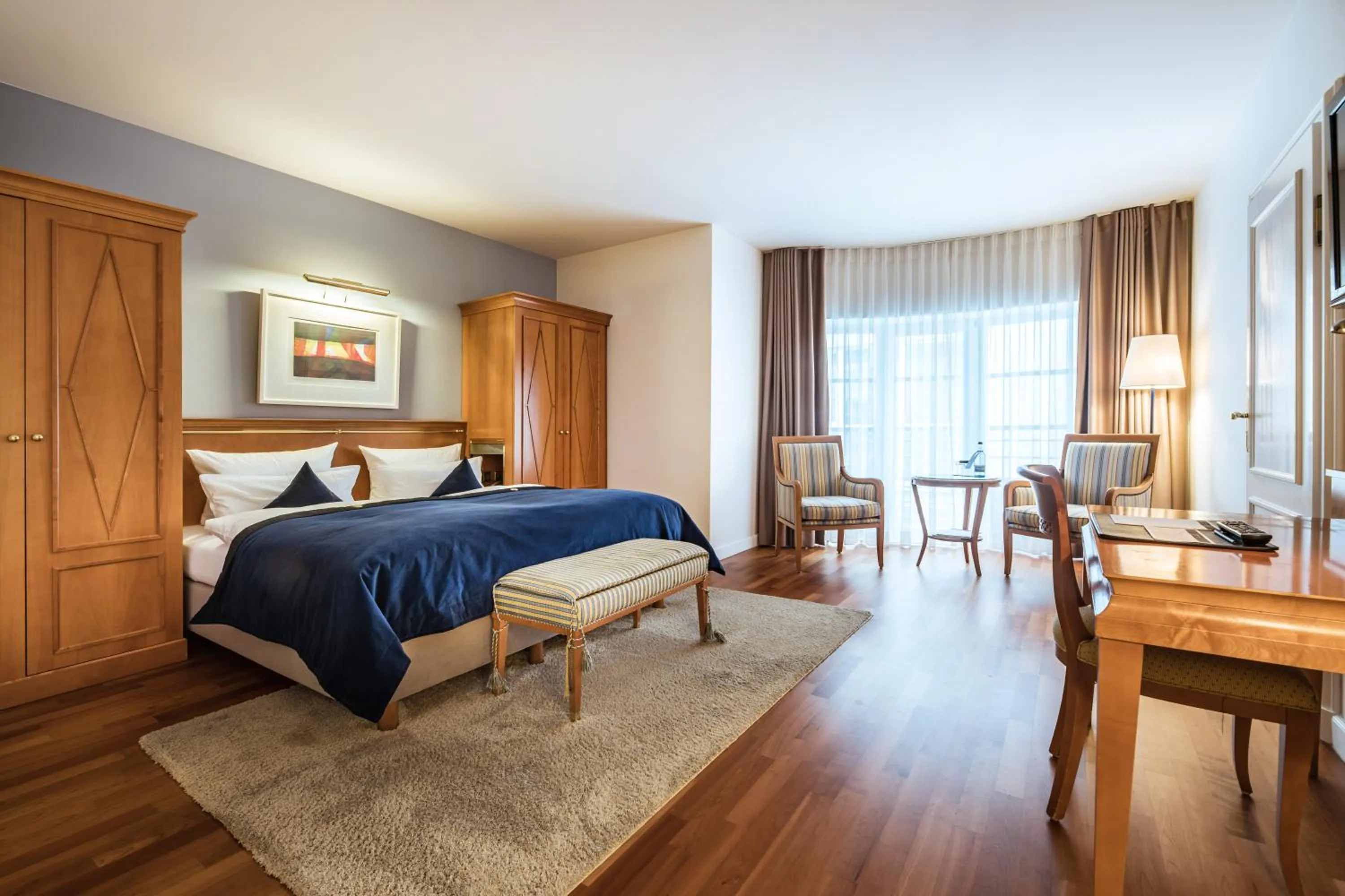 Photo of the whole room, Bed in Romantik Hotel Kleber Post