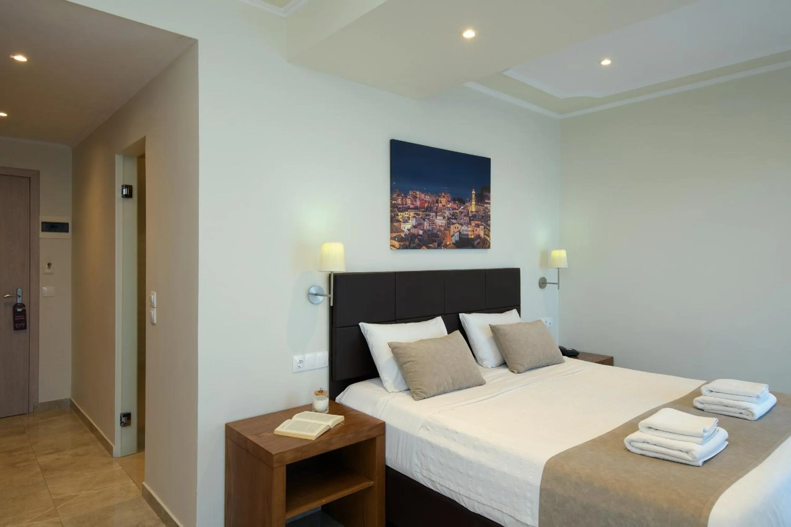 Bed in Hotel Kaiser Bridge