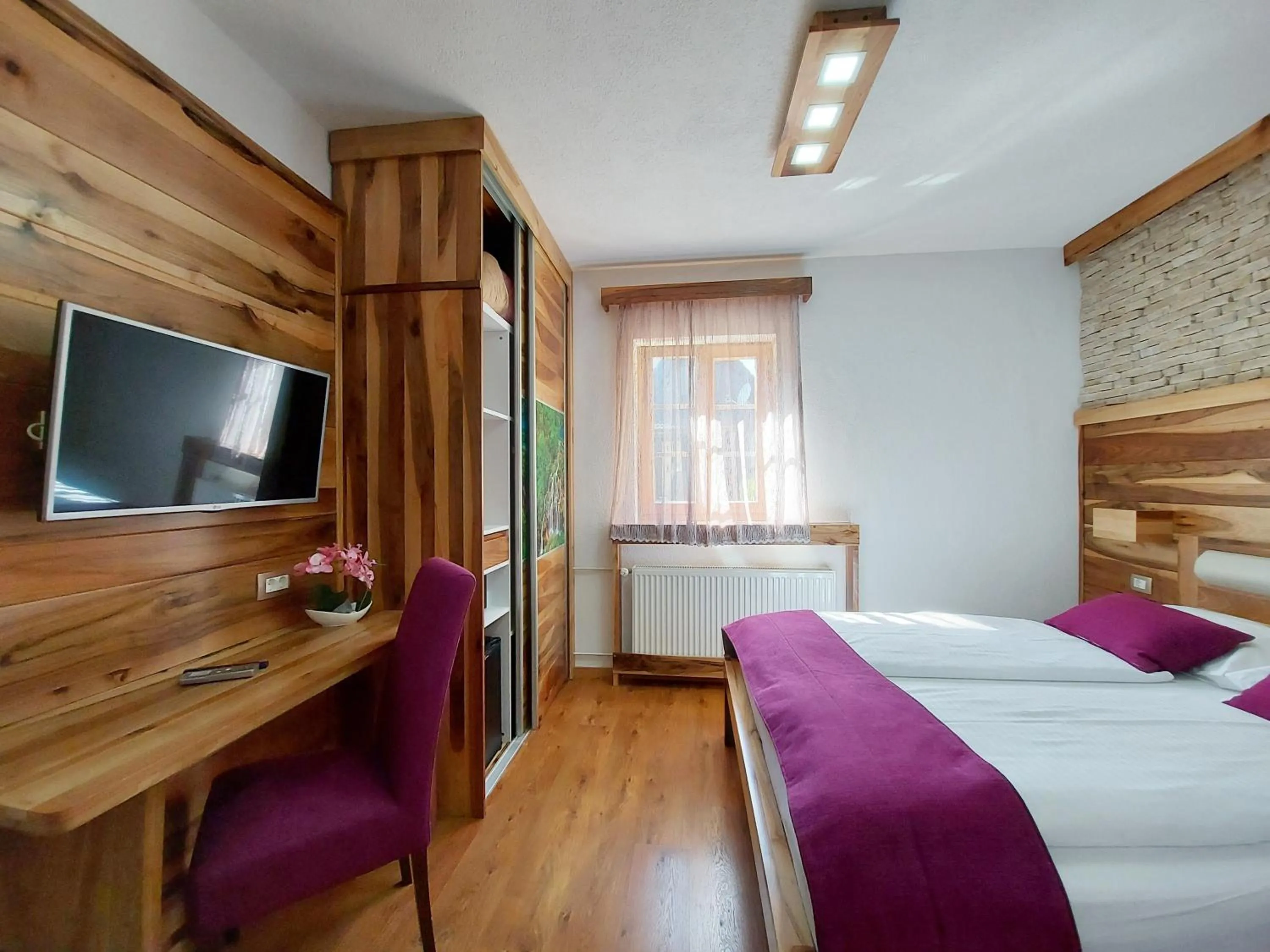 Bed in Plitvice Ethno House