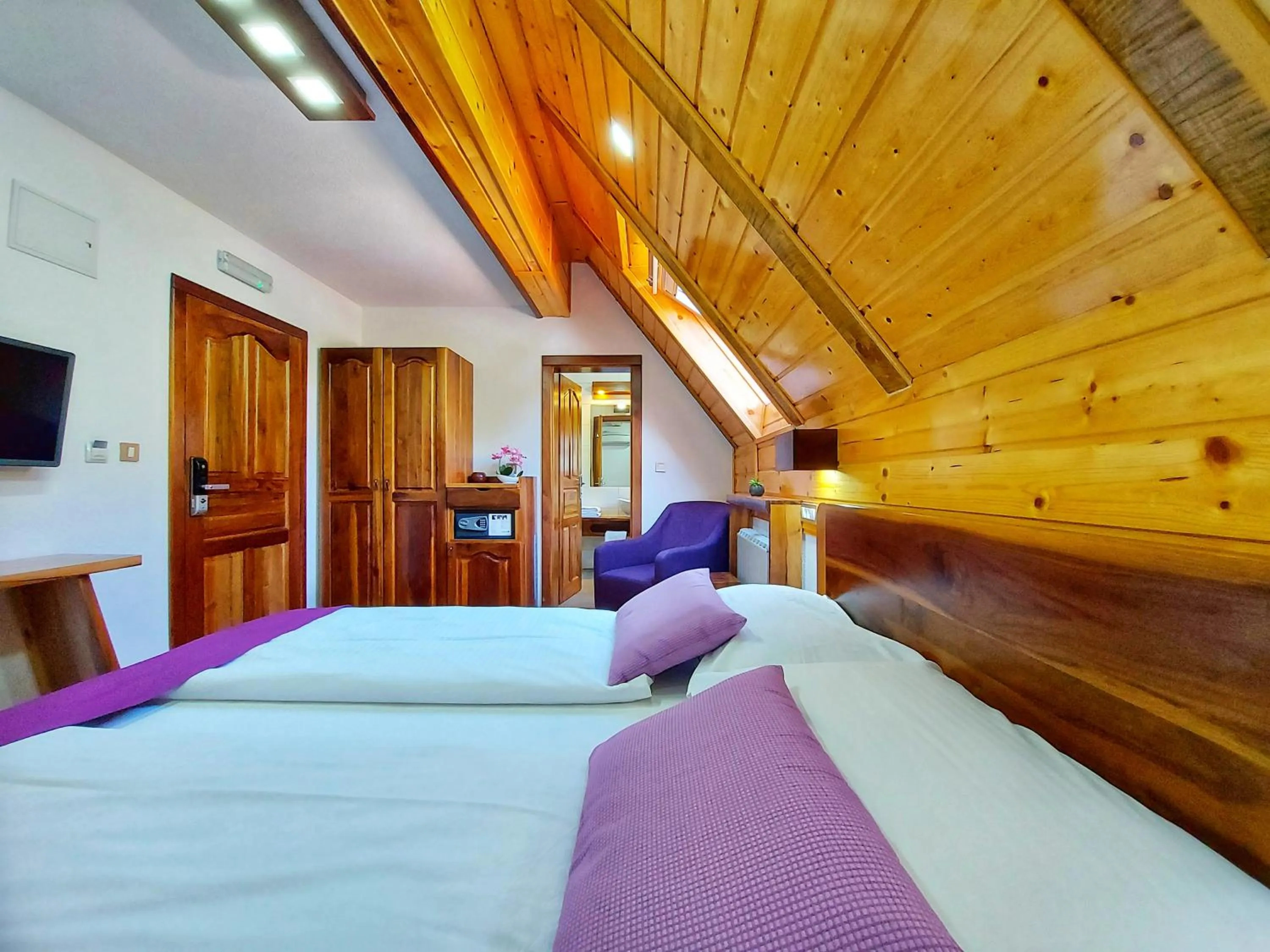 Bed in Plitvice Ethno House