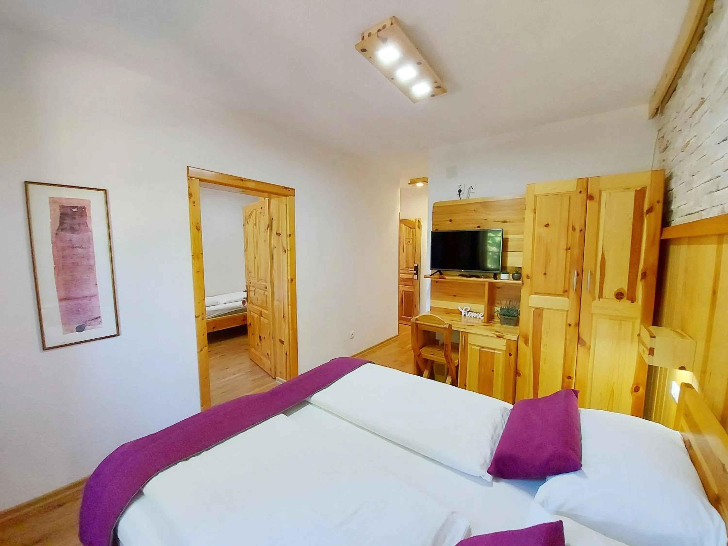 Bed in Plitvice Ethno House