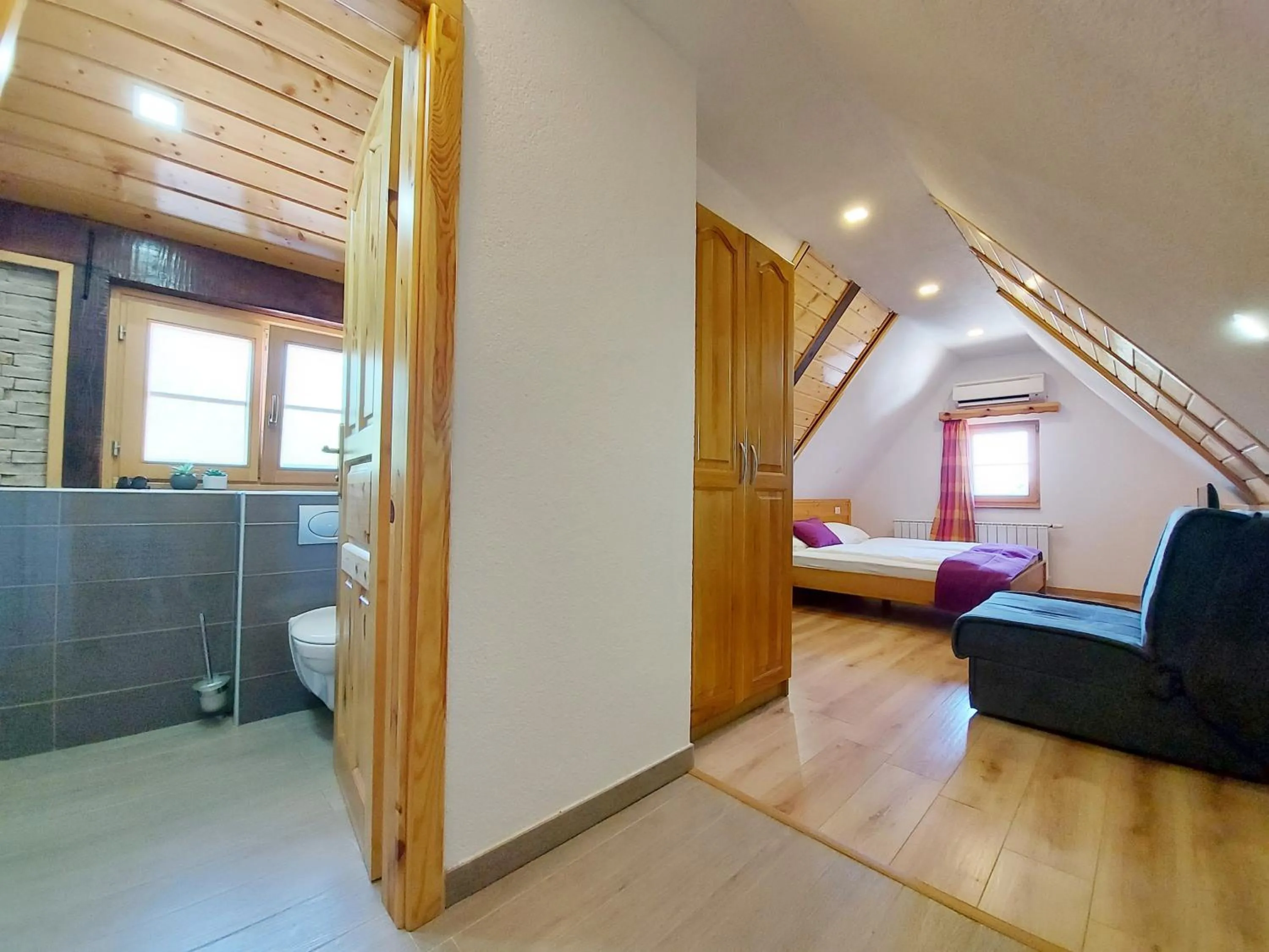 Bed in Plitvice Ethno House