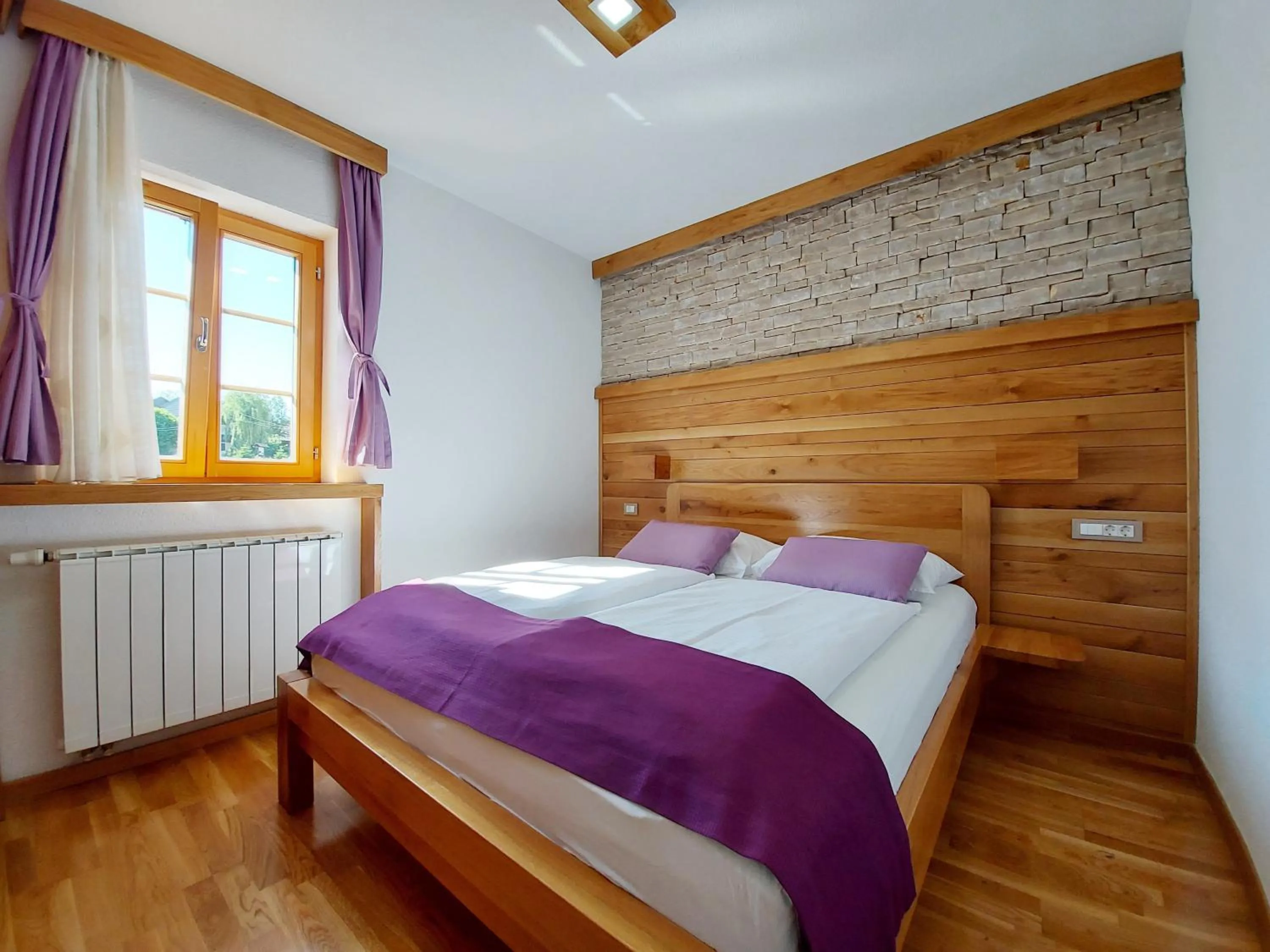 Bed in Plitvice Ethno House