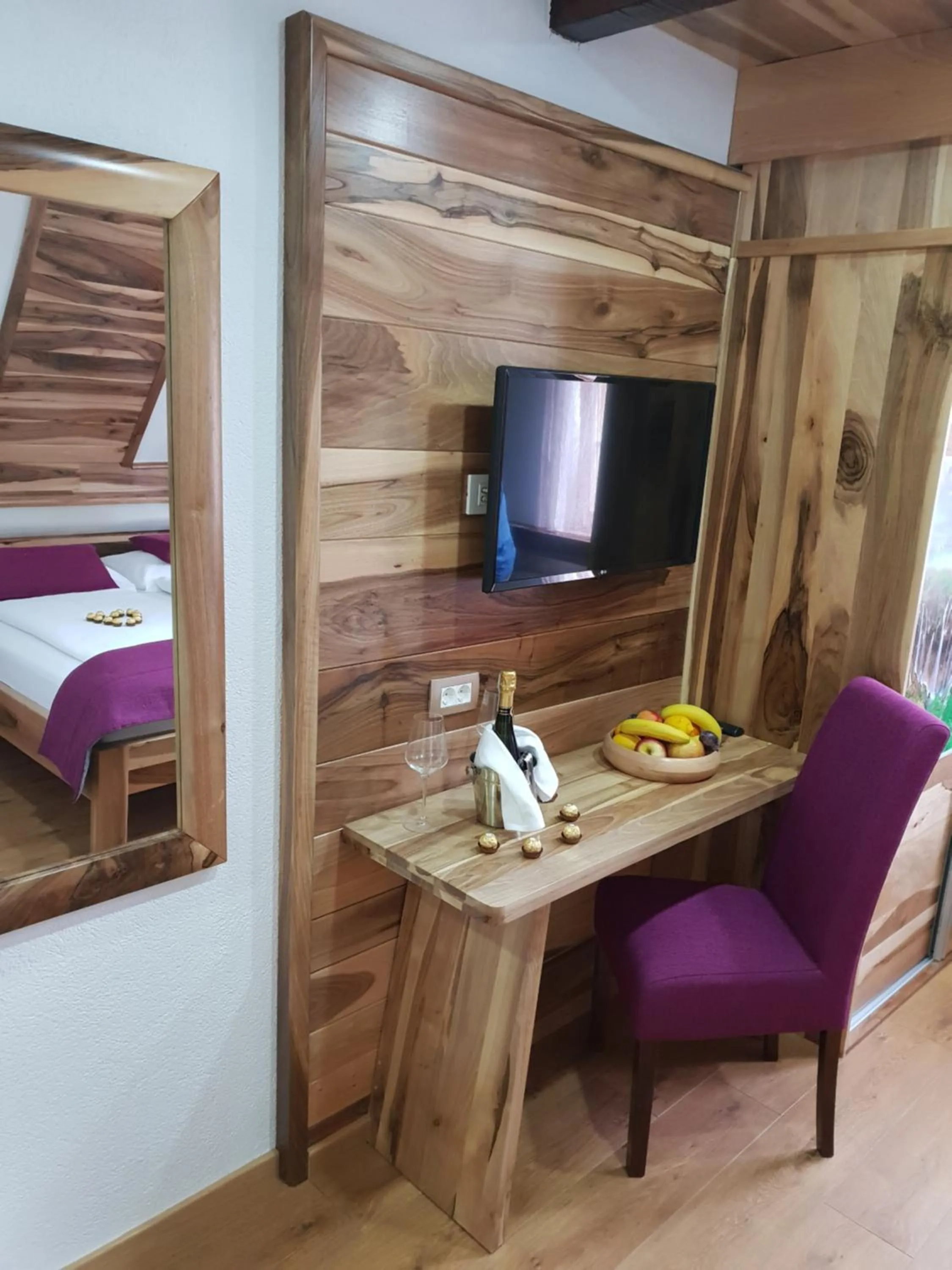 Bed in Plitvice Ethno House