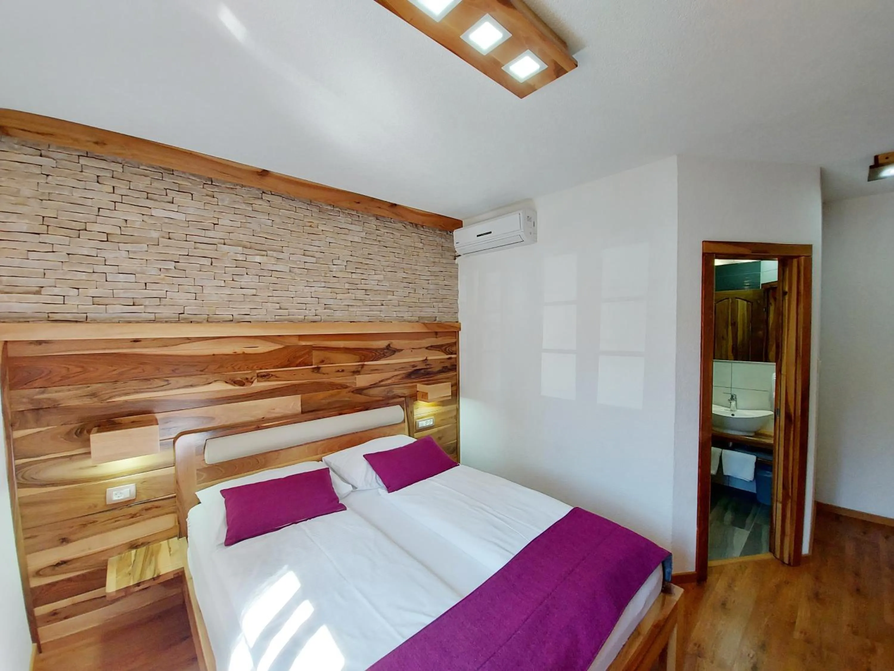 Bed in Plitvice Ethno House