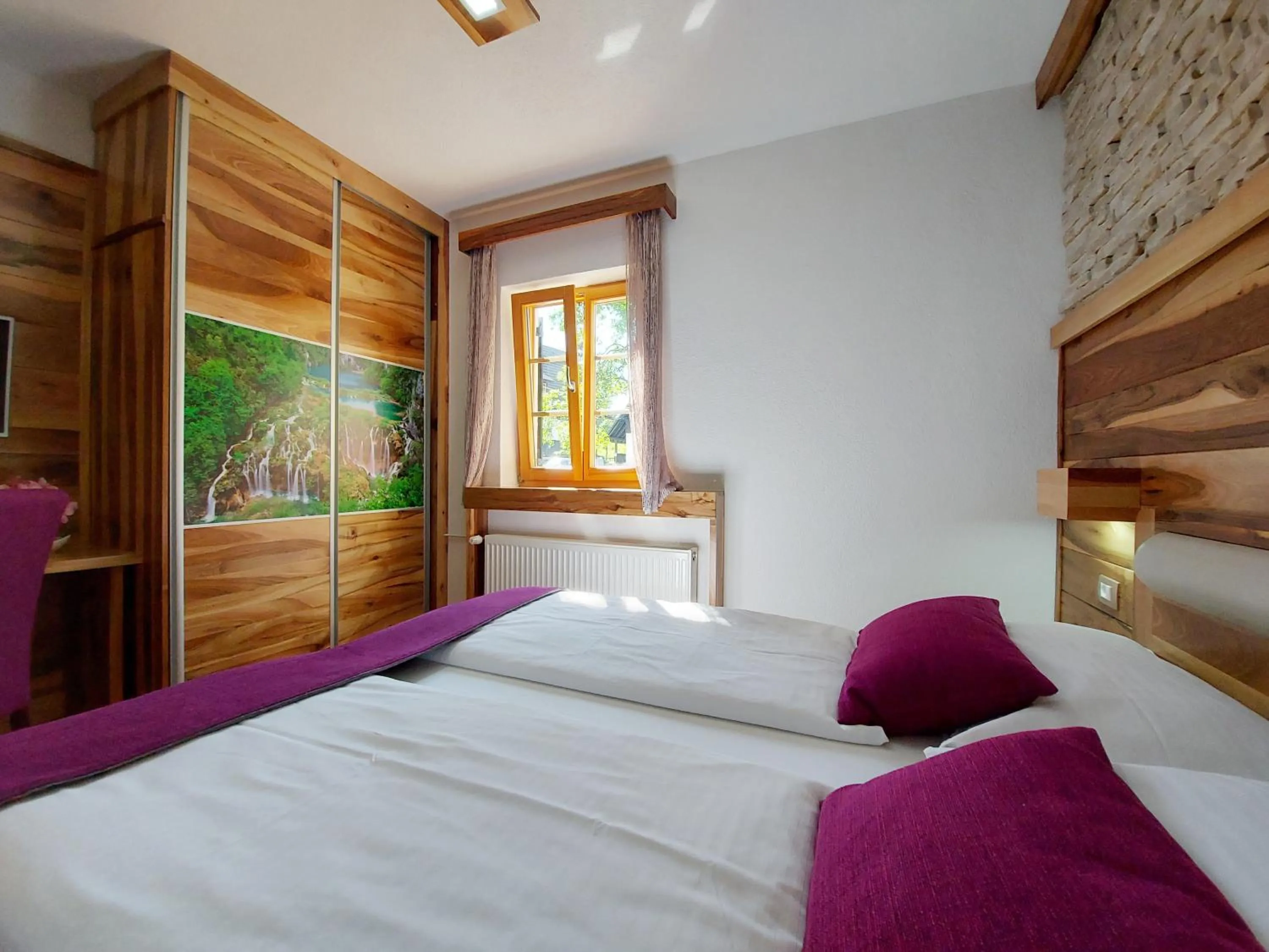 Bed in Plitvice Ethno House