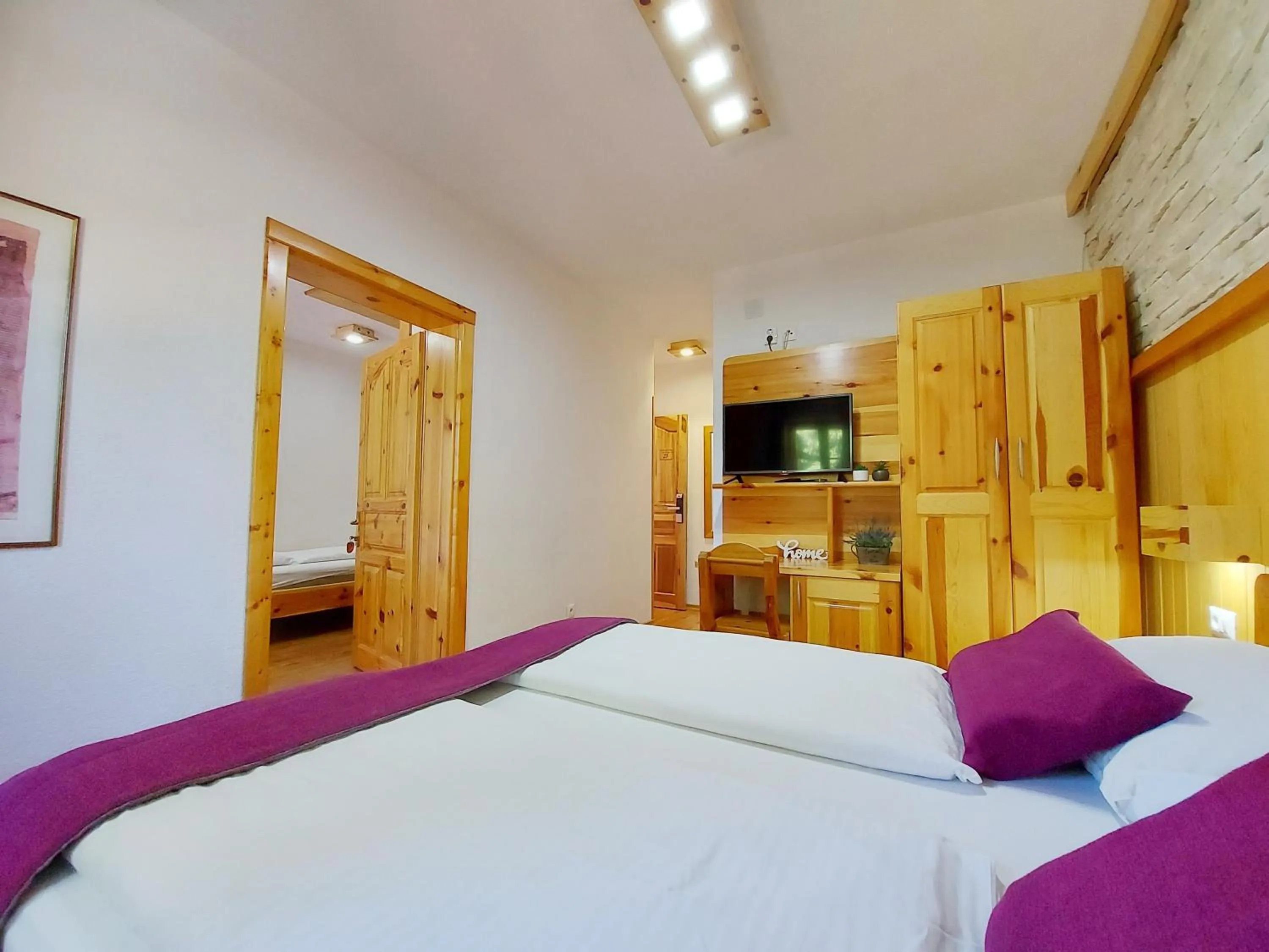 Bed in Plitvice Ethno House