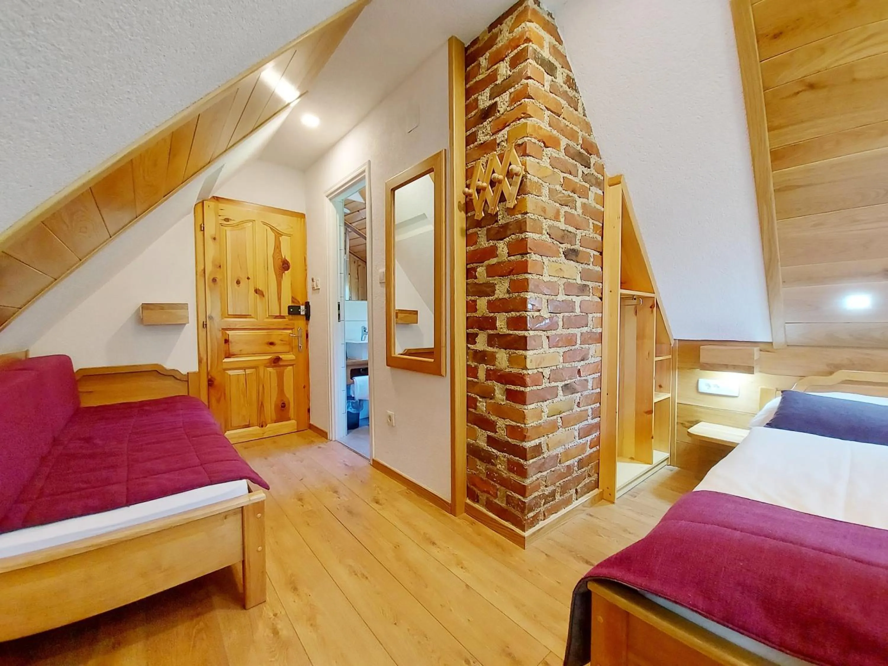 Bed in Plitvice Ethno House