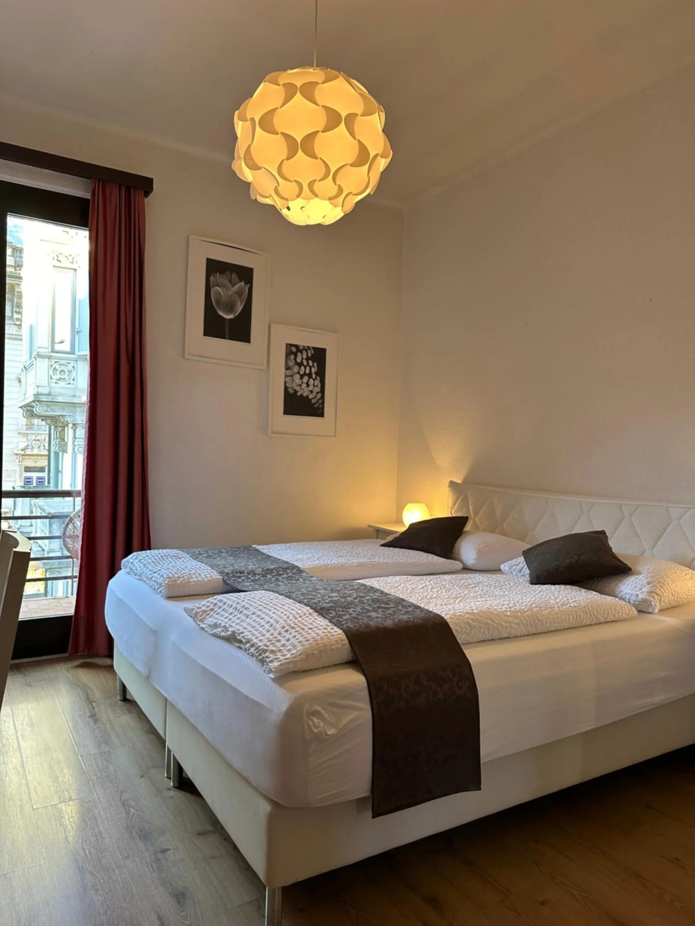 Bed in Hotel Croce Federale