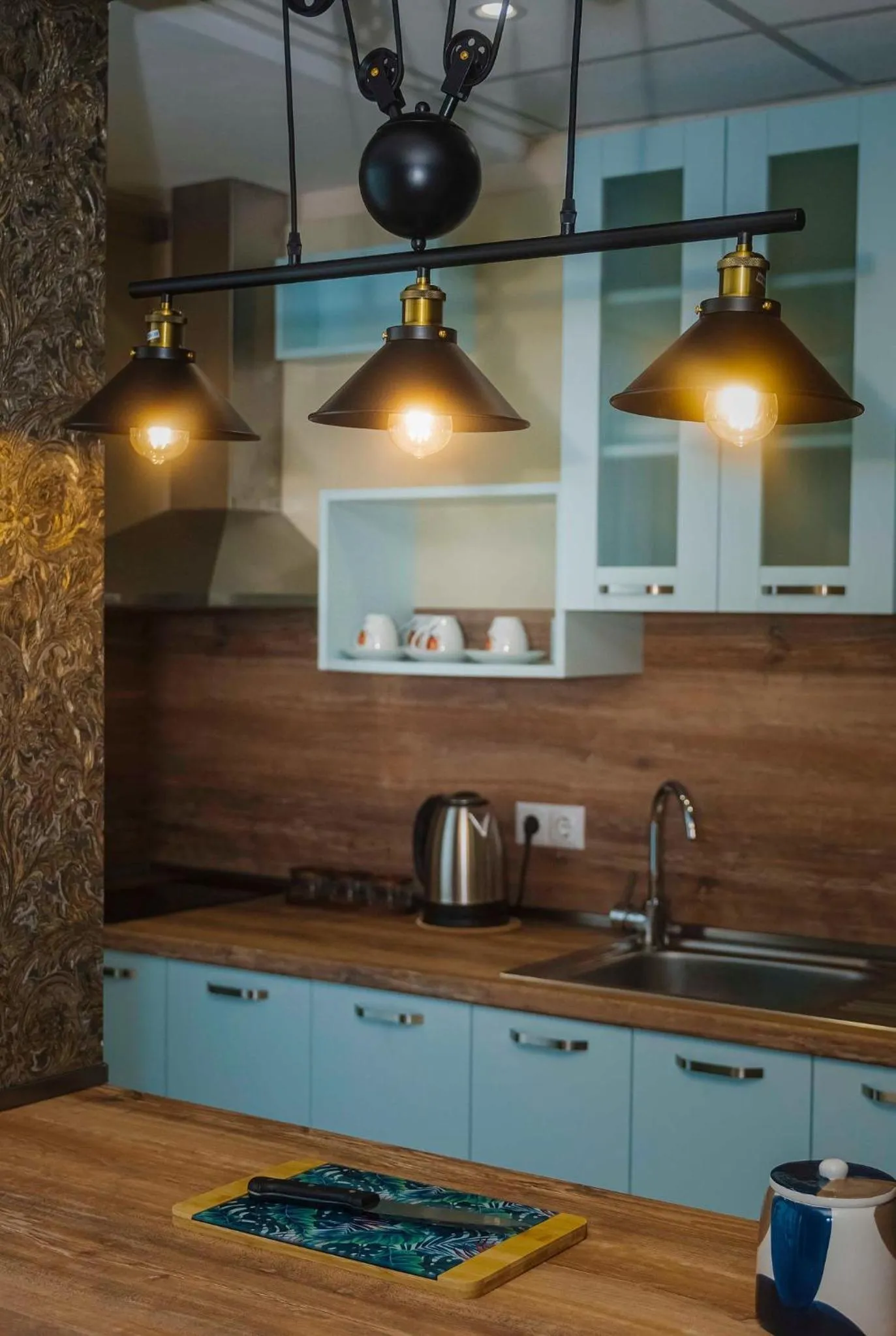 Kitchen or kitchenette in Hotel City