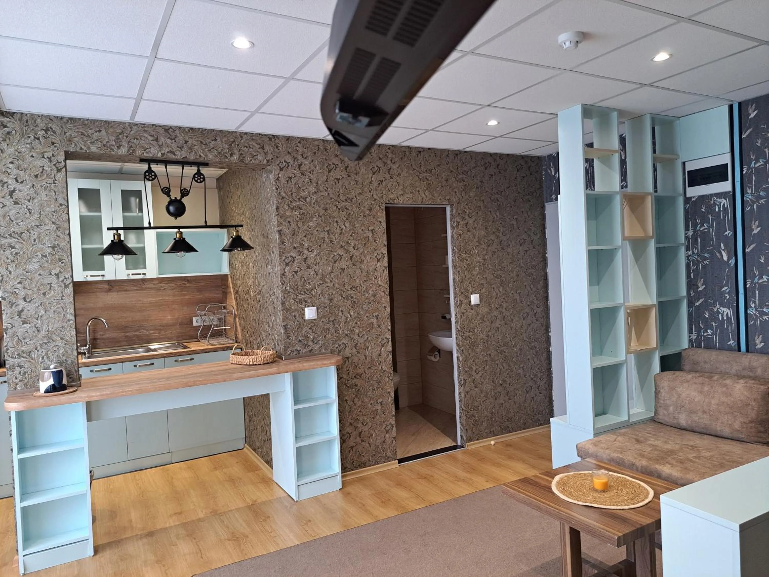 Kitchen or kitchenette in Hotel City