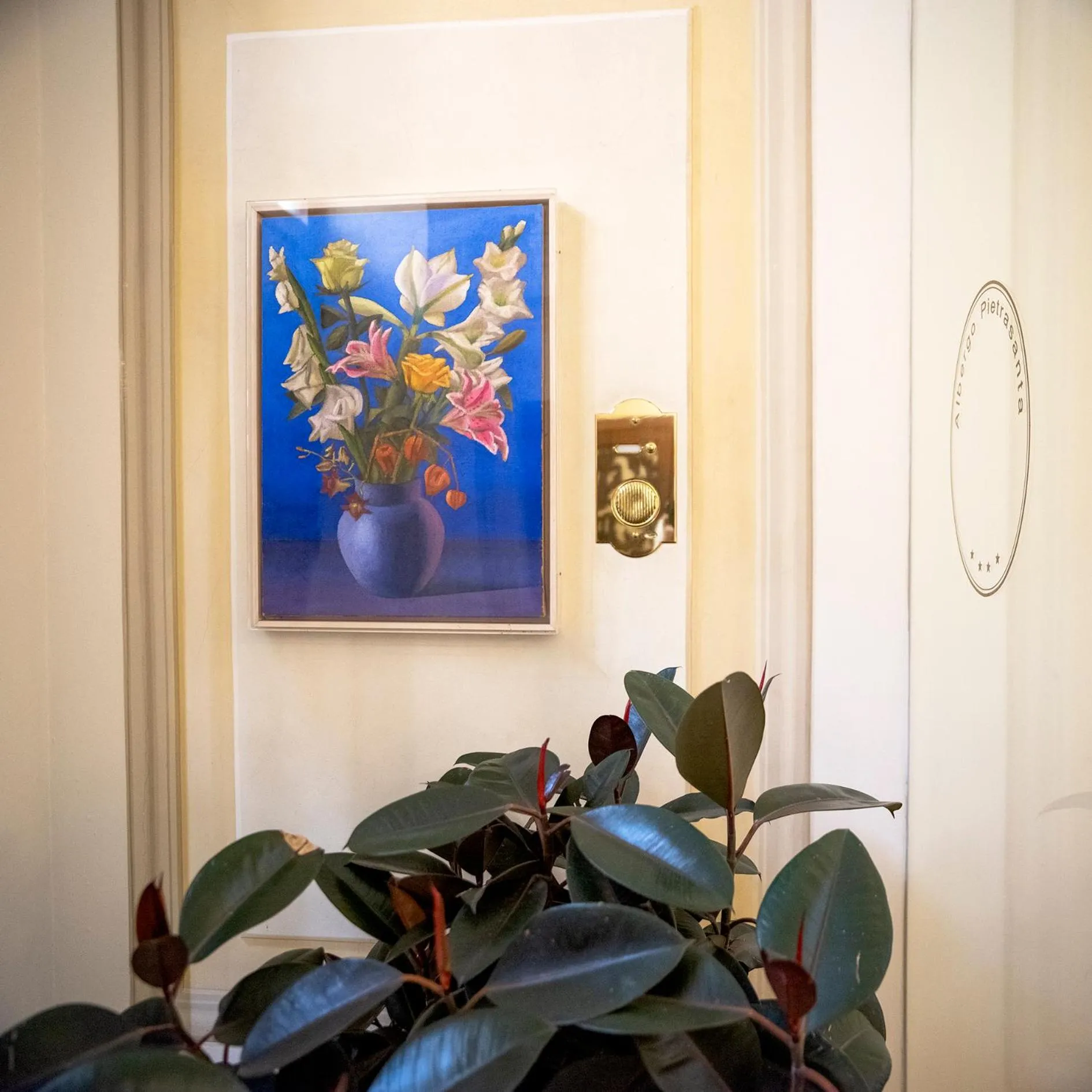 Lobby or reception in Albergo Pietrasanta