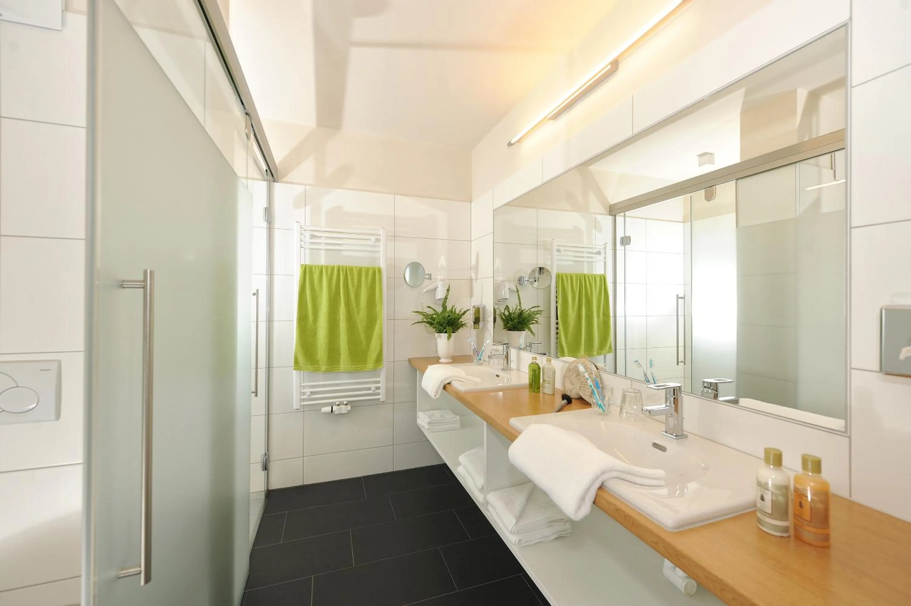 Shower in Hotel Neubergerhof