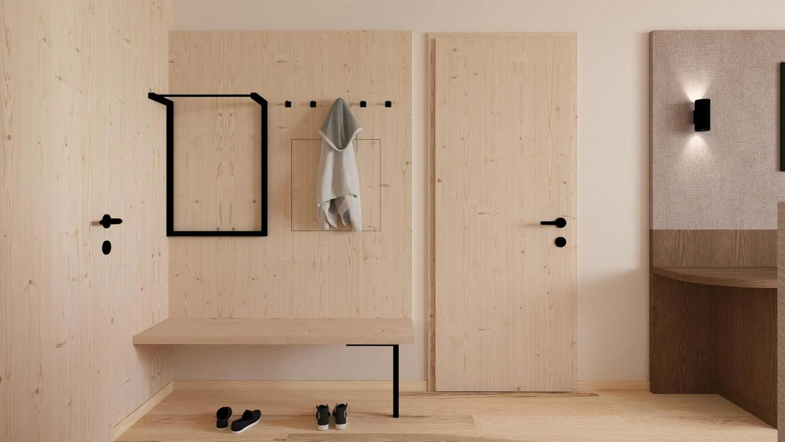 wardrobe in Hotel Neubergerhof