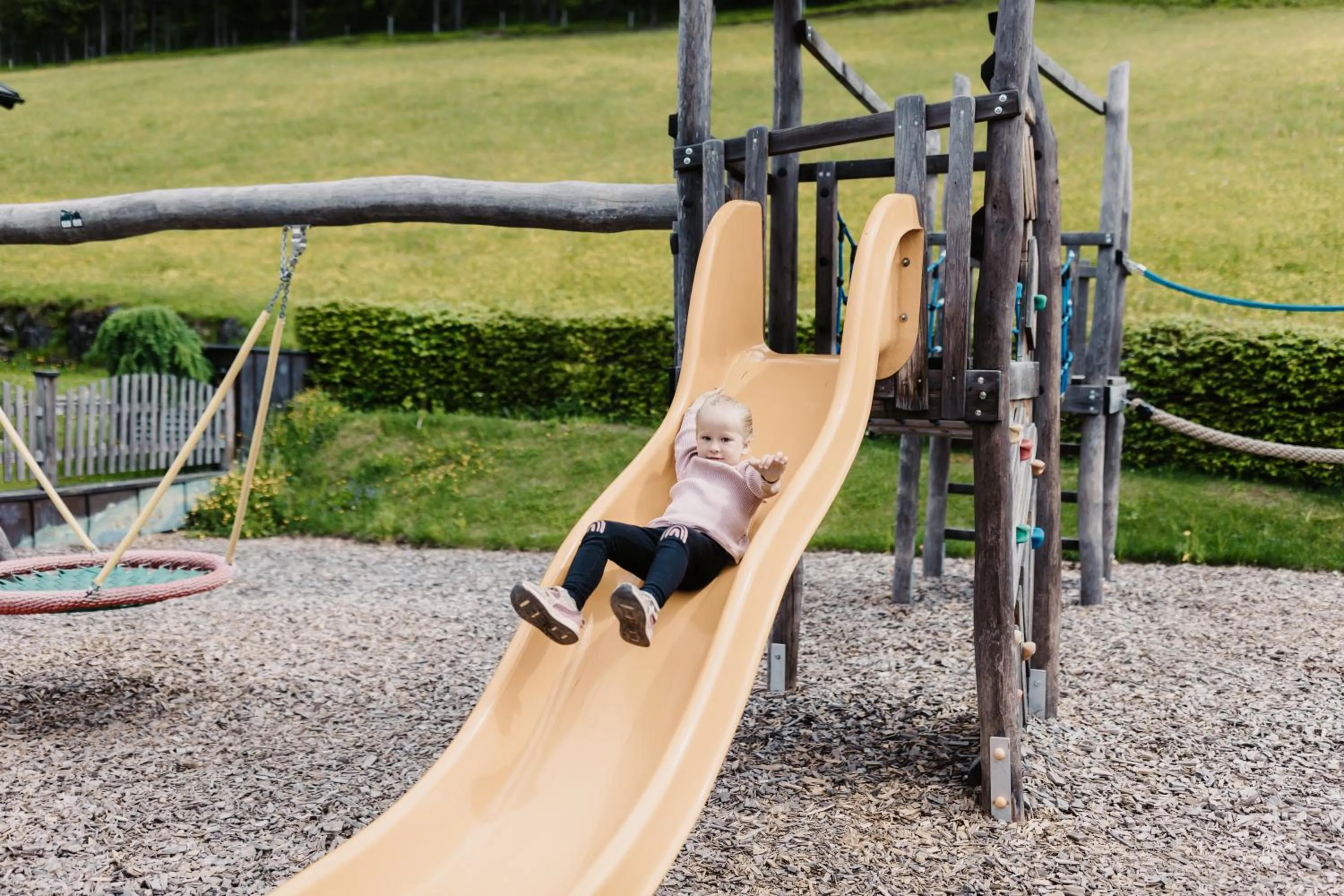 Children play ground in Hotel Neubergerhof