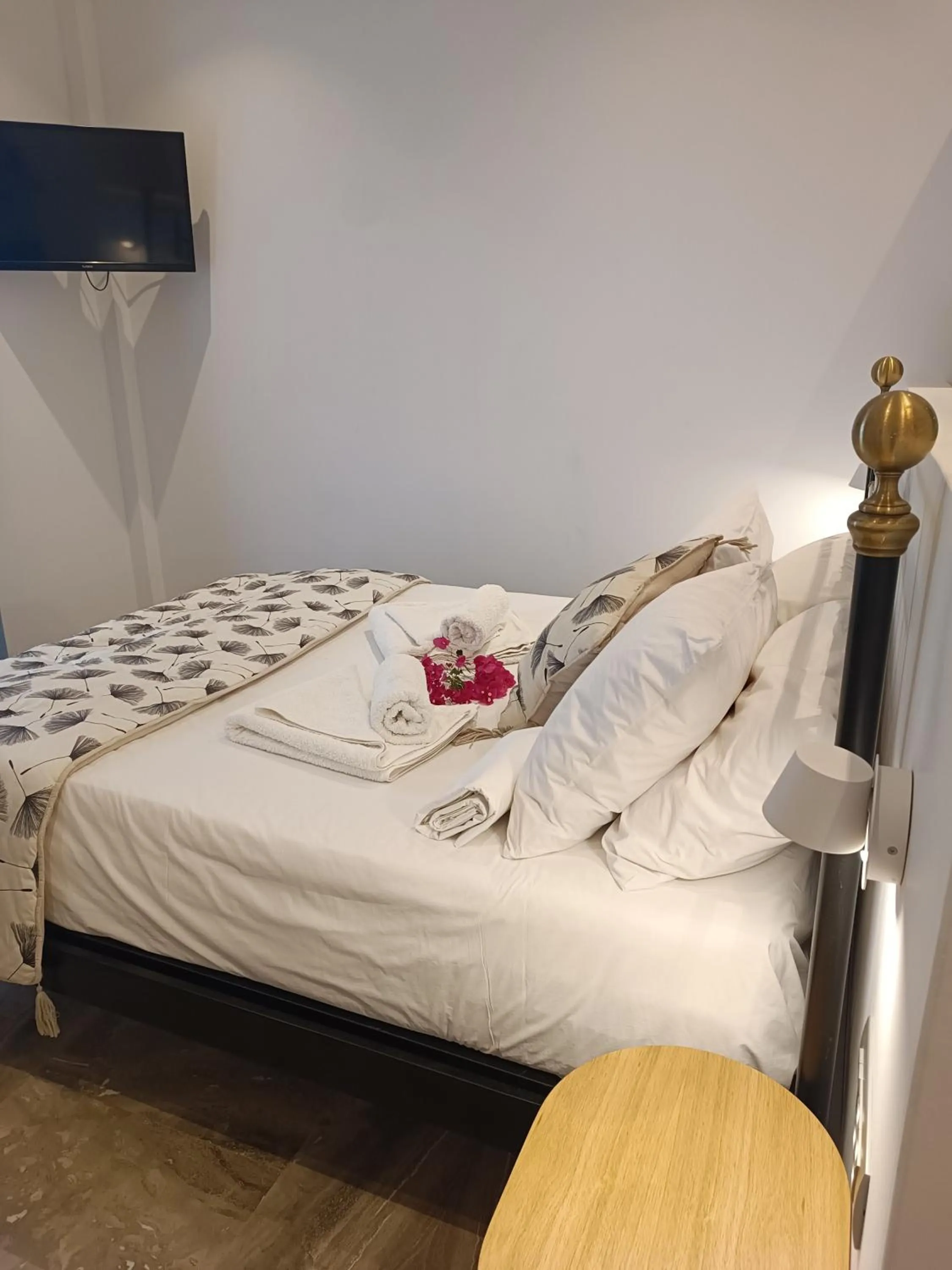 Bed in Ifestia Hotel