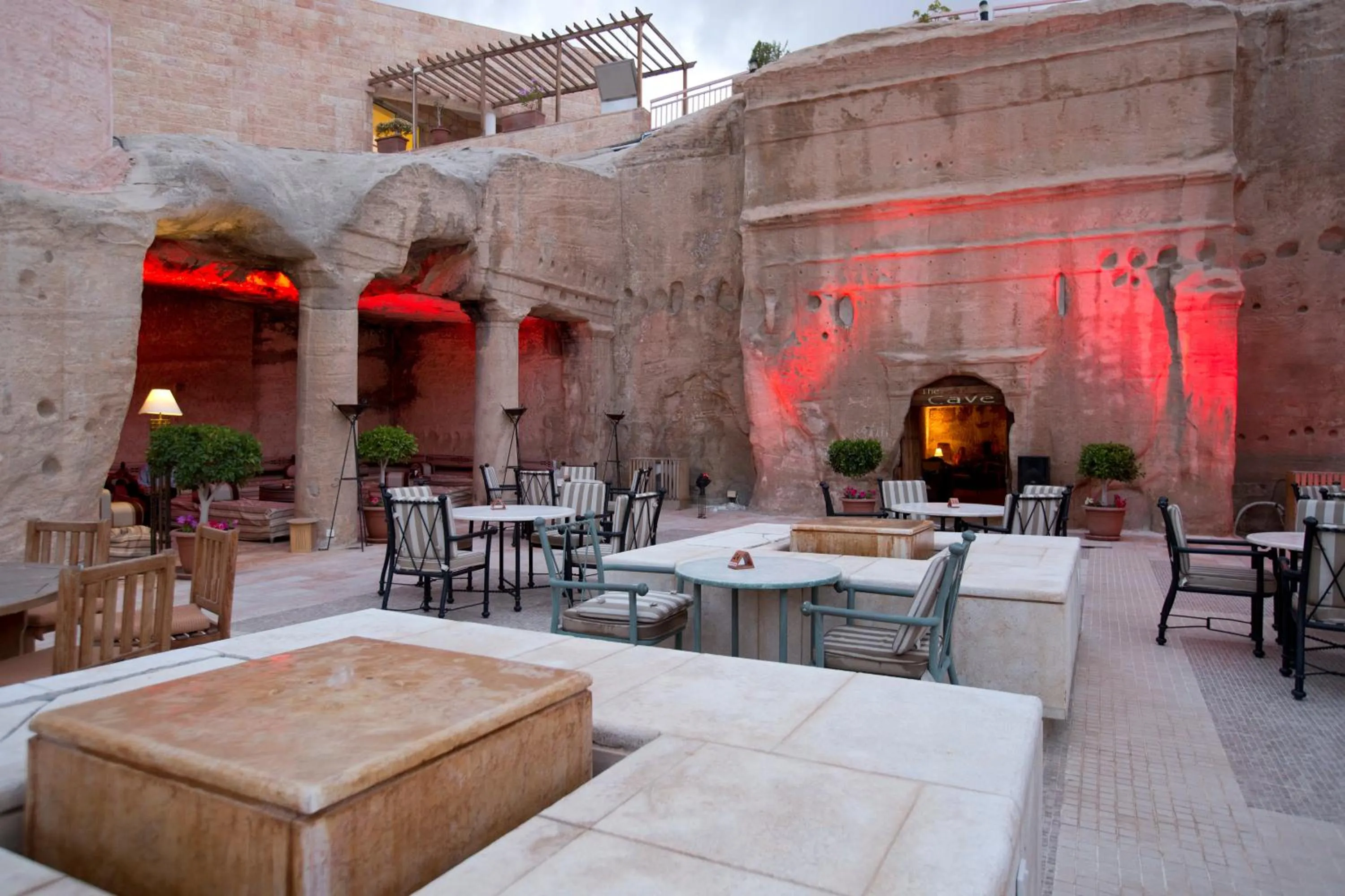 Patio in Petra Guest House Hotel