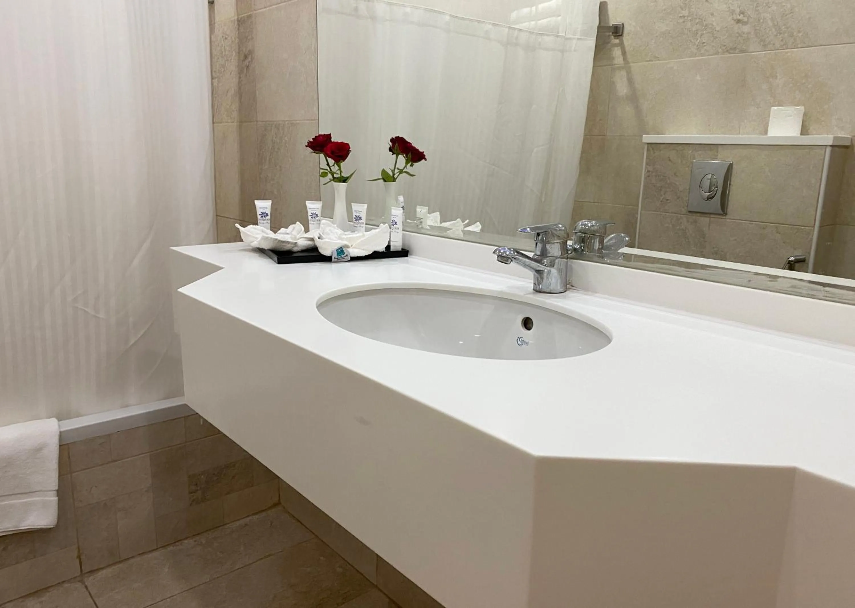 Bathroom in Petra Guest House Hotel