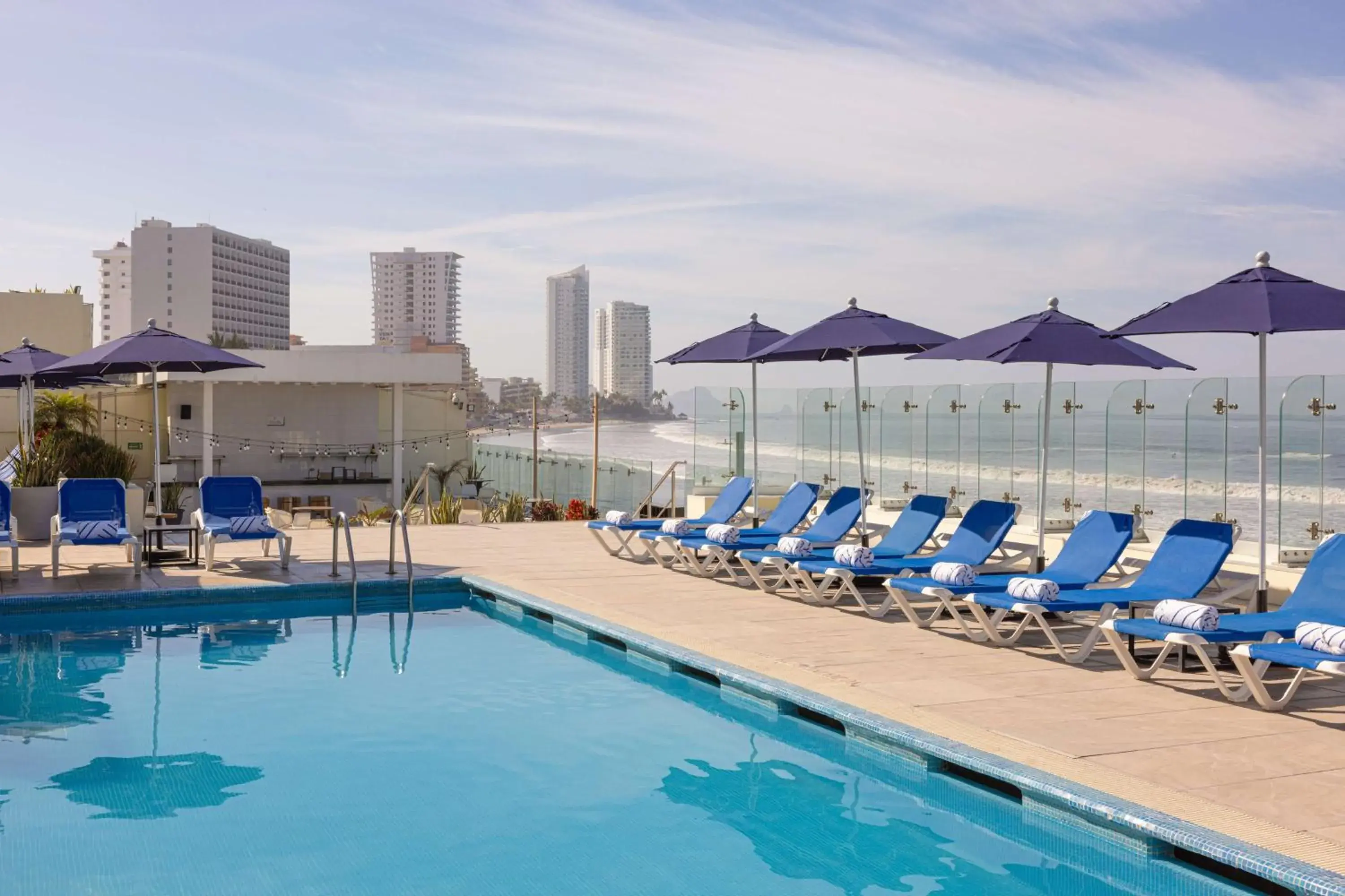 Pool view in DoubleTree by Hilton Mazatlan, SIN Pool view in DoubleTree by Hilton Mazatlan, SIN