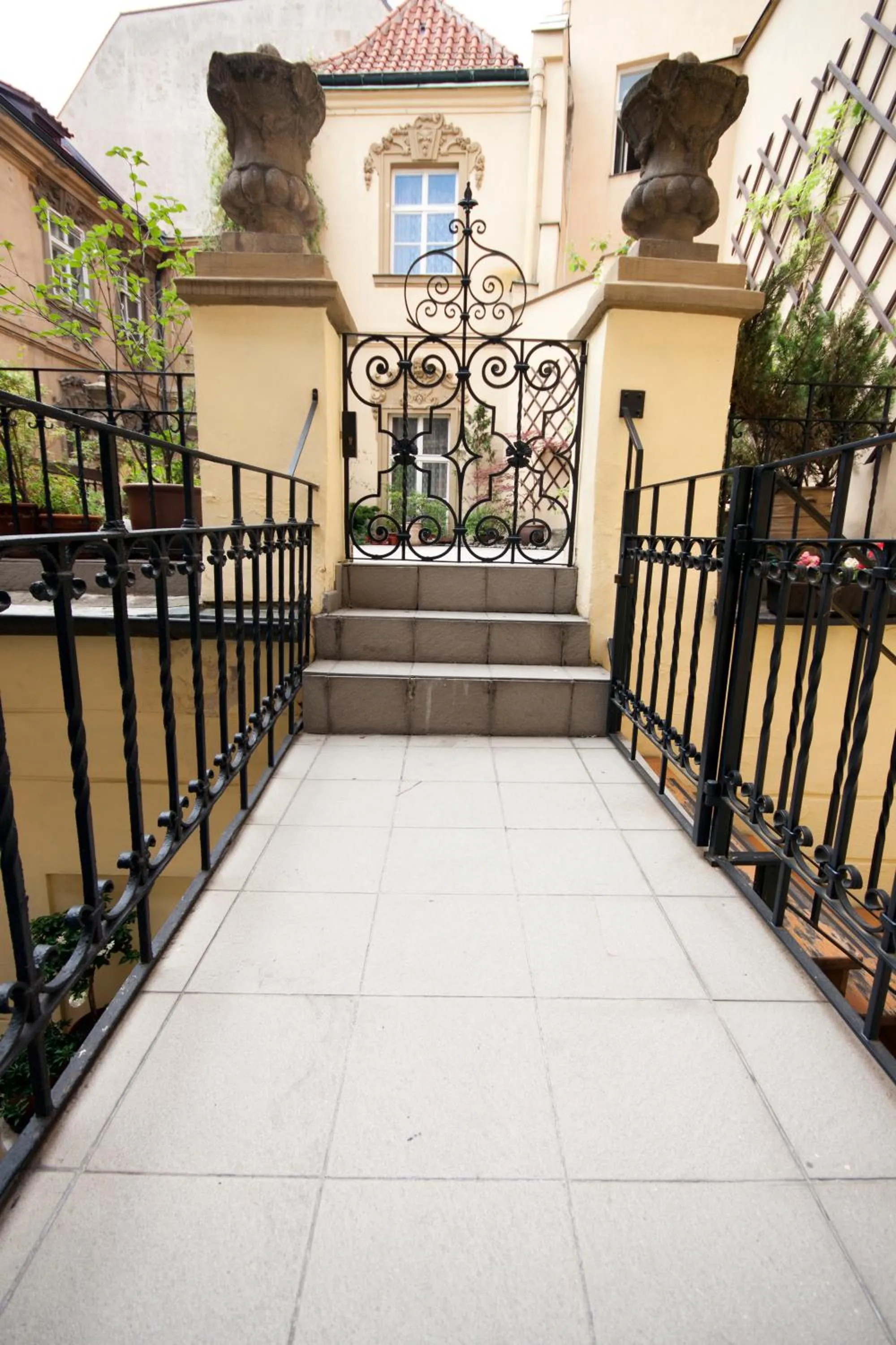 Balcony/Terrace in Hotel U Zlateho jelena