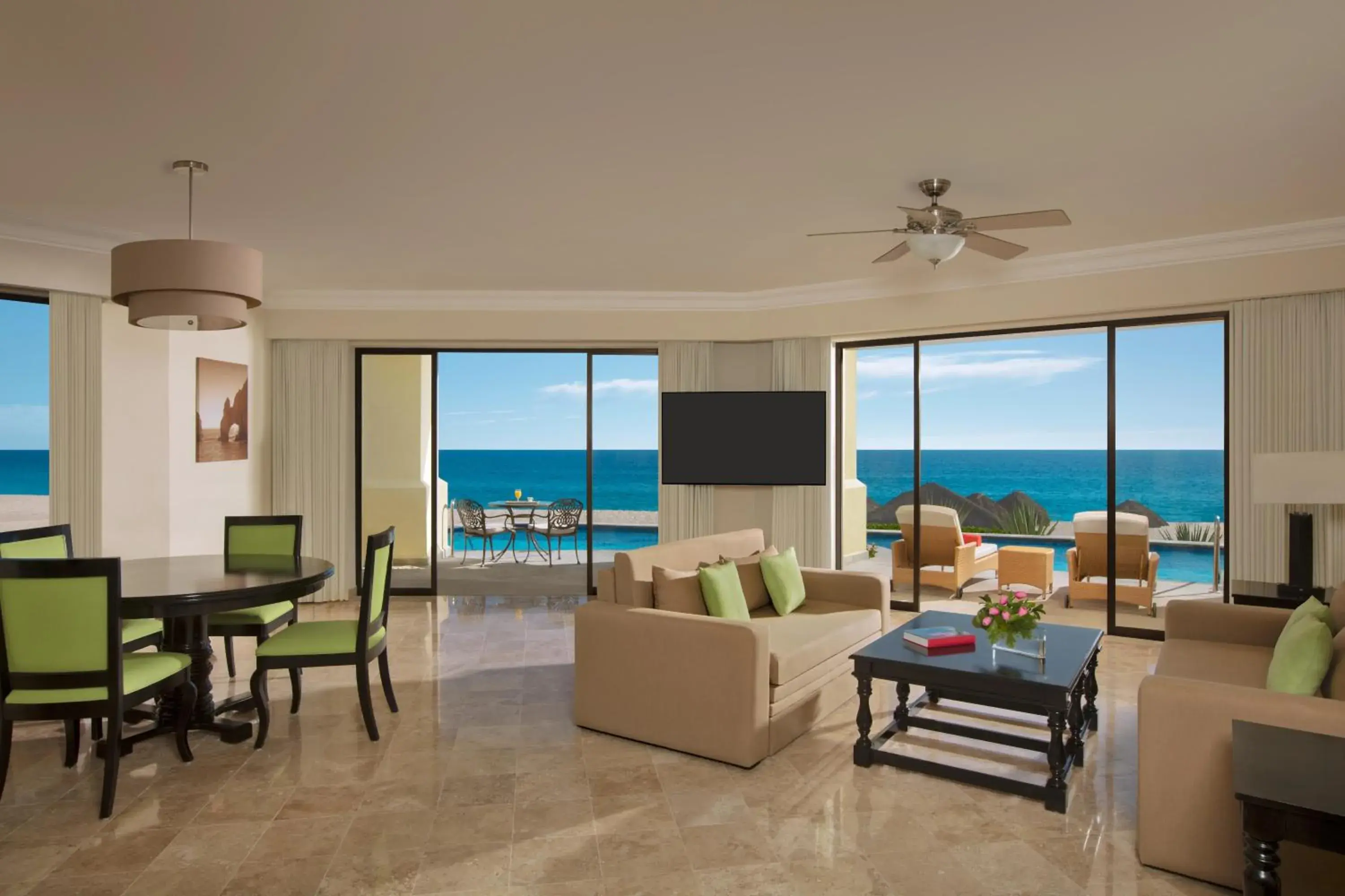 Living room in Dreams Los Cabos Suites Golf Resort & Spa Living room in Dreams Los Cabos Suites Golf Resort & Spa