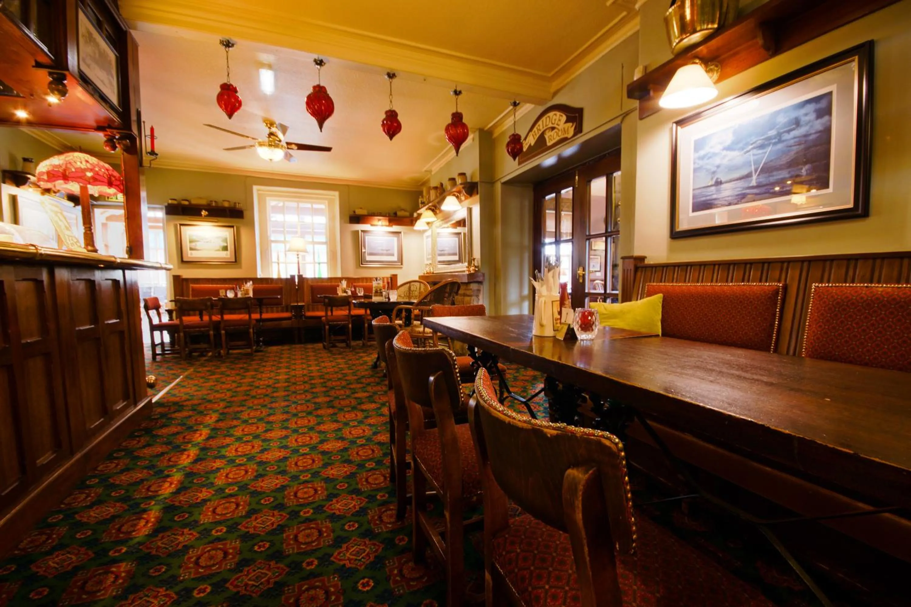 Dining area in Yorkshire Bridge Inn