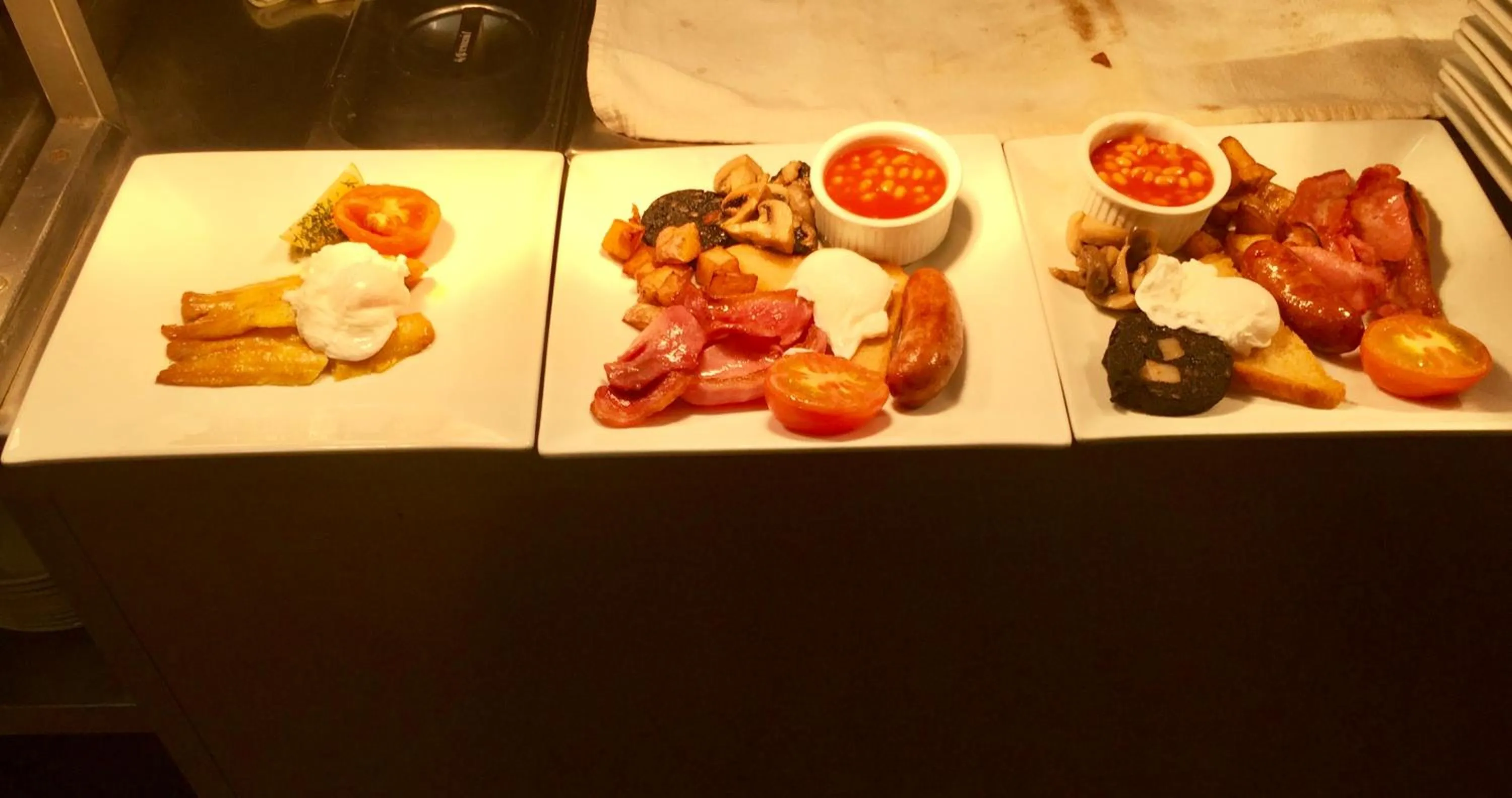 English/Irish breakfast in Yorkshire Bridge Inn