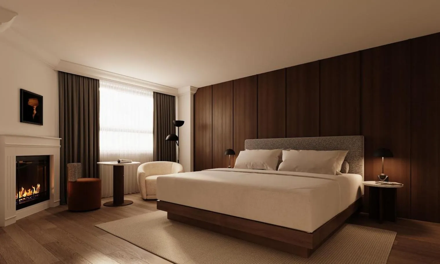 Bed in Metcalfe Hotel Montréal by Gray Collection