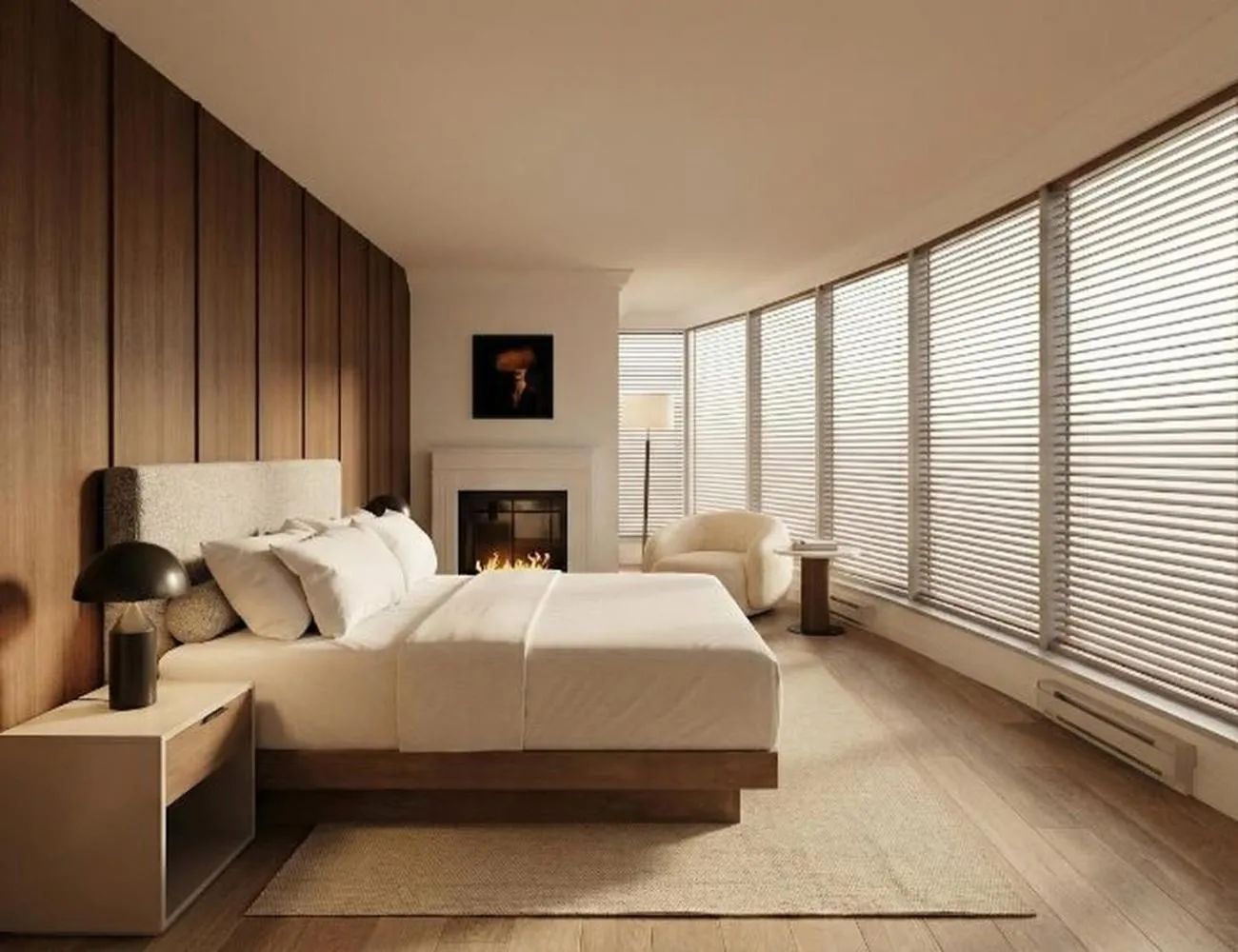 Bed in Metcalfe Hotel Montréal by Gray Collection