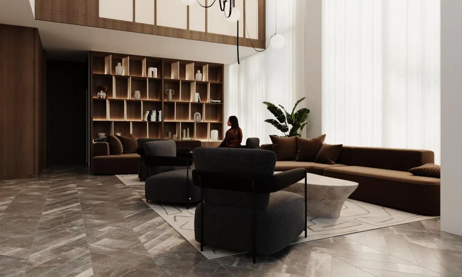 Lobby or reception in Metcalfe Hotel Montréal by Gray Collection
