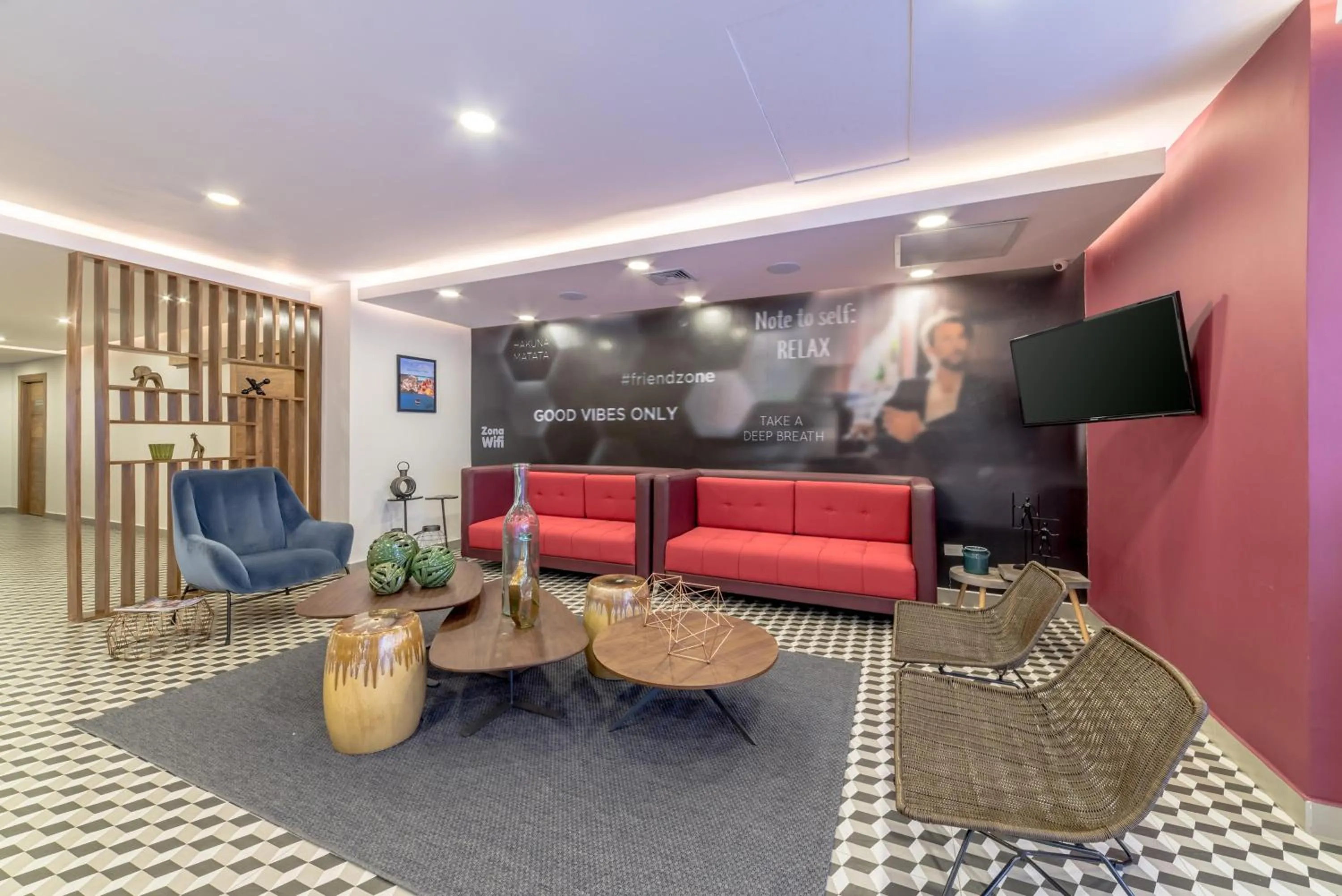 Lobby or reception in Novus Plaza Hodelpa