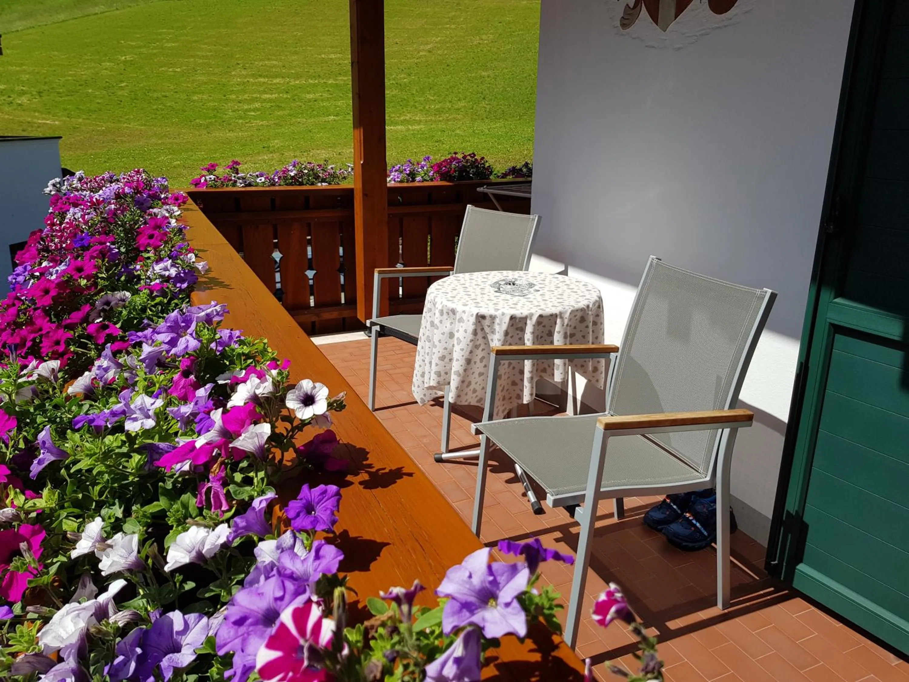 Balcony/Terrace in Garni Rubens B&B