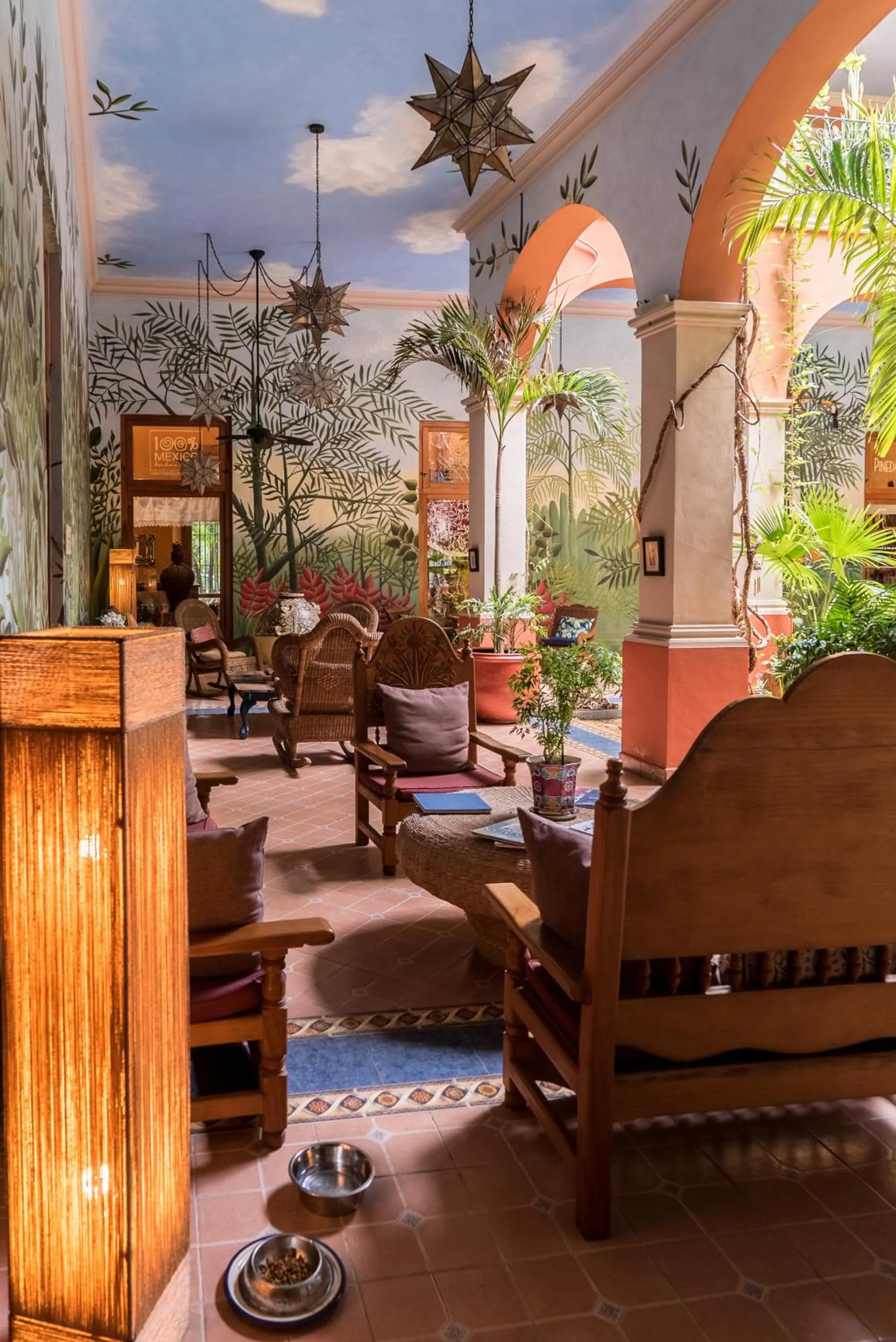 Seating area in Hotel Boutique Casa San Angel