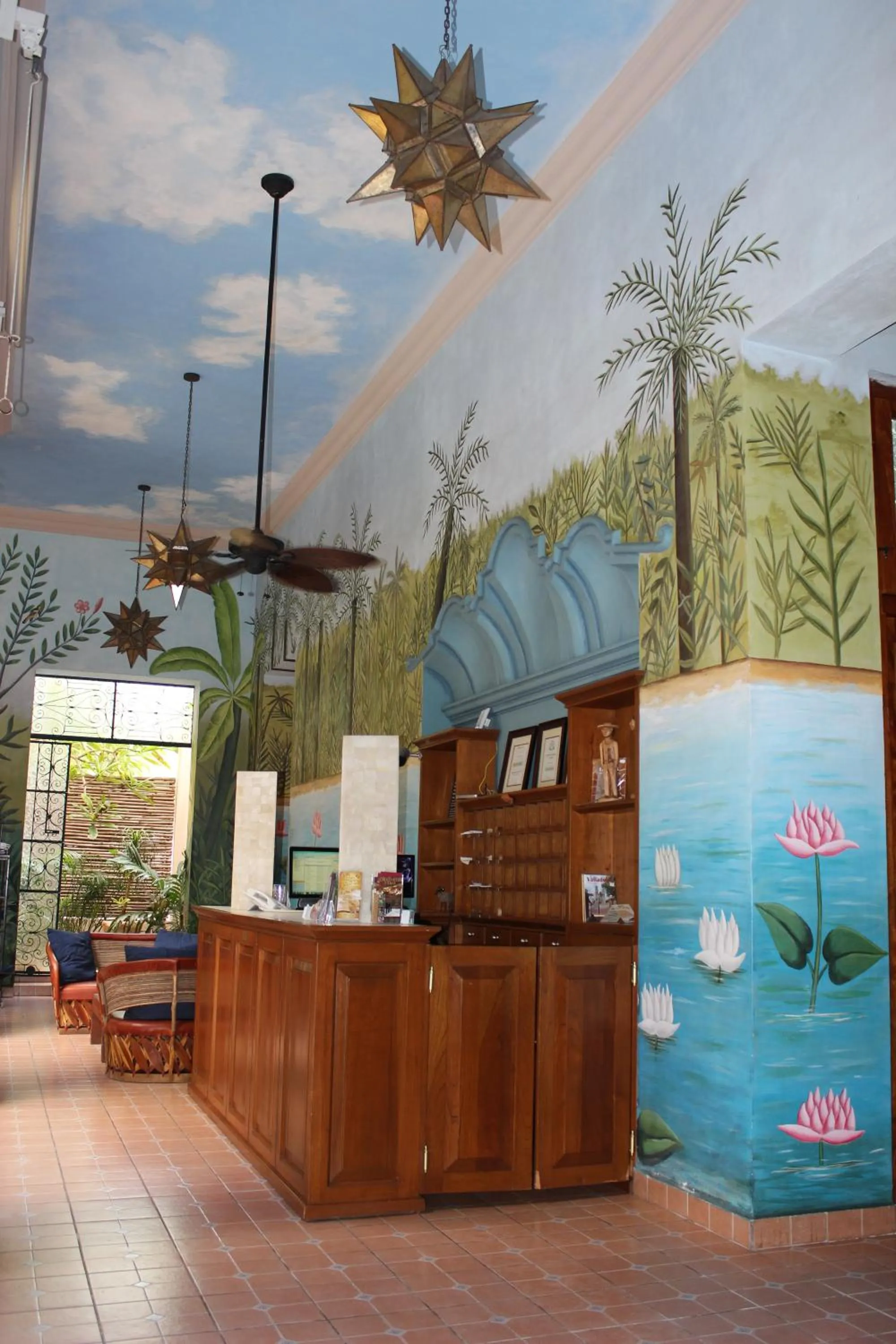 Lobby or reception in Hotel Boutique Casa San Angel