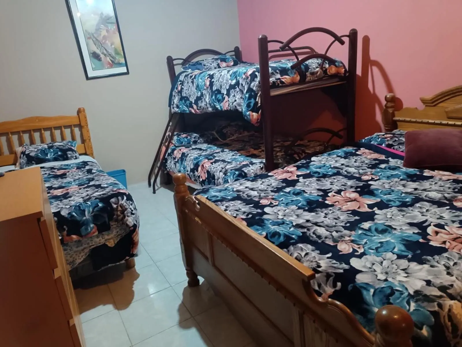 Bed in Hospedaje Barato Mi Casita de Colores