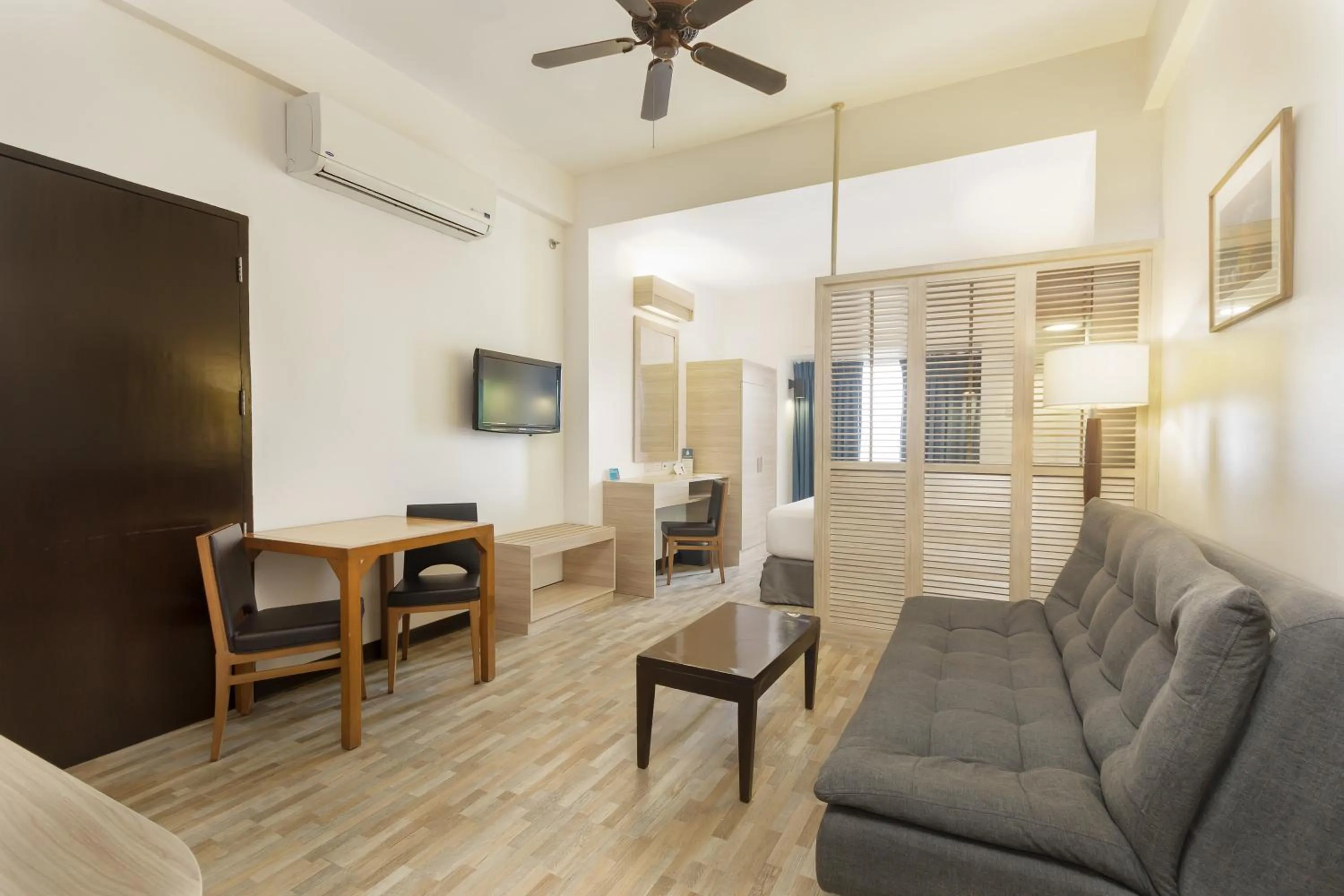 Living room in Microtel by Wyndham Mall of Asia